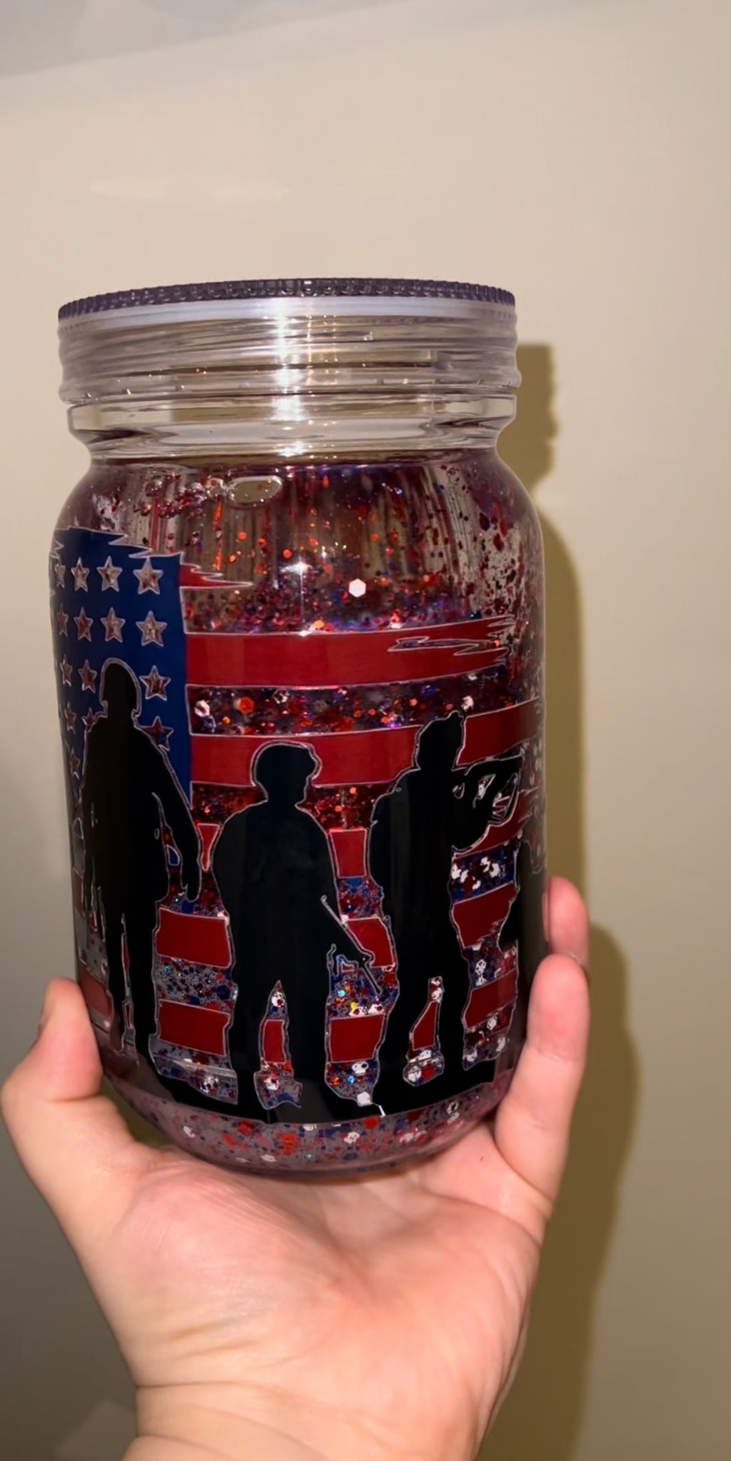 20 oz Military Fast Lava Pre Made Cup