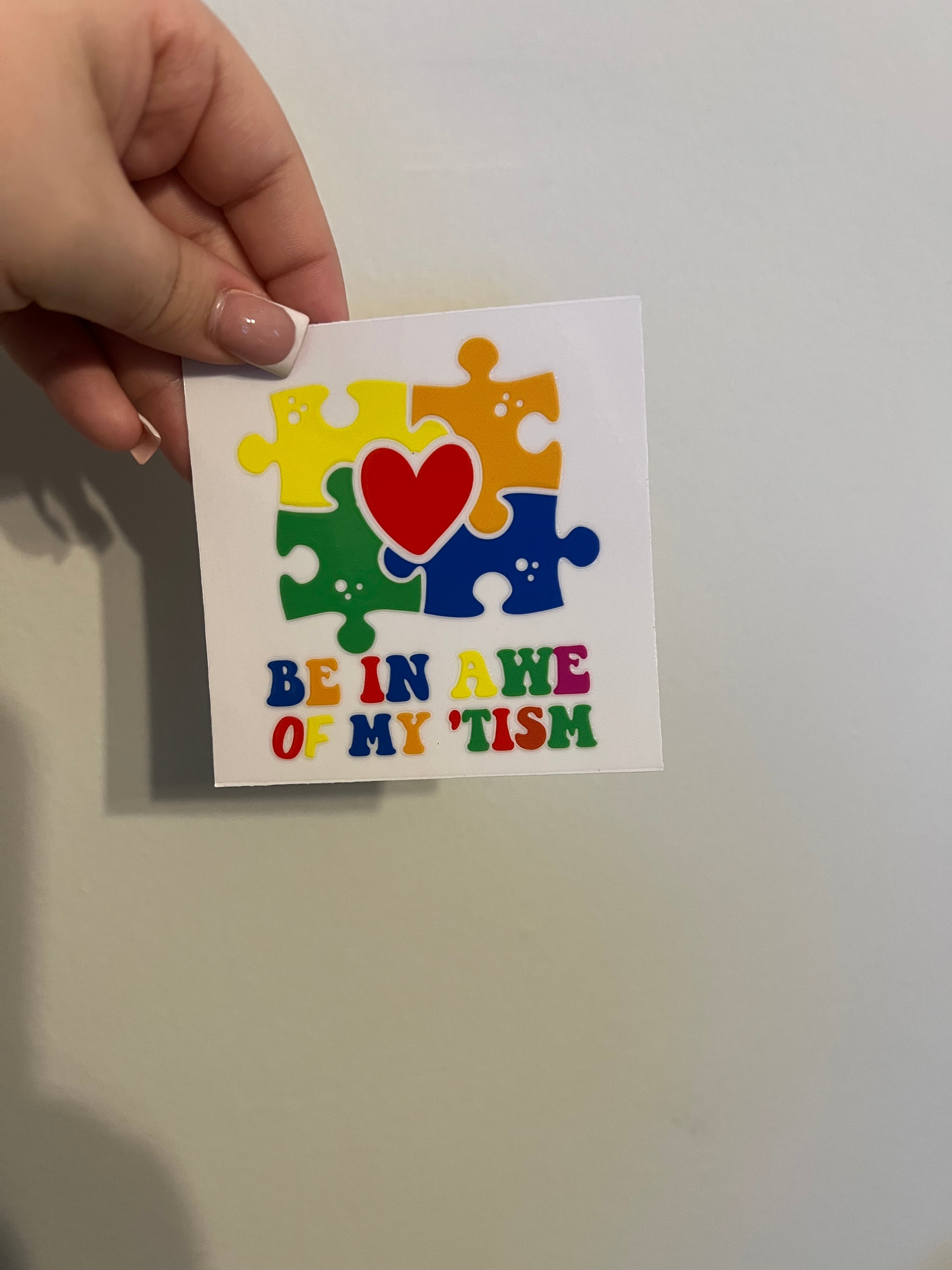 Be In Awe Autism Decal