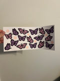 Purple Butterfly Decal