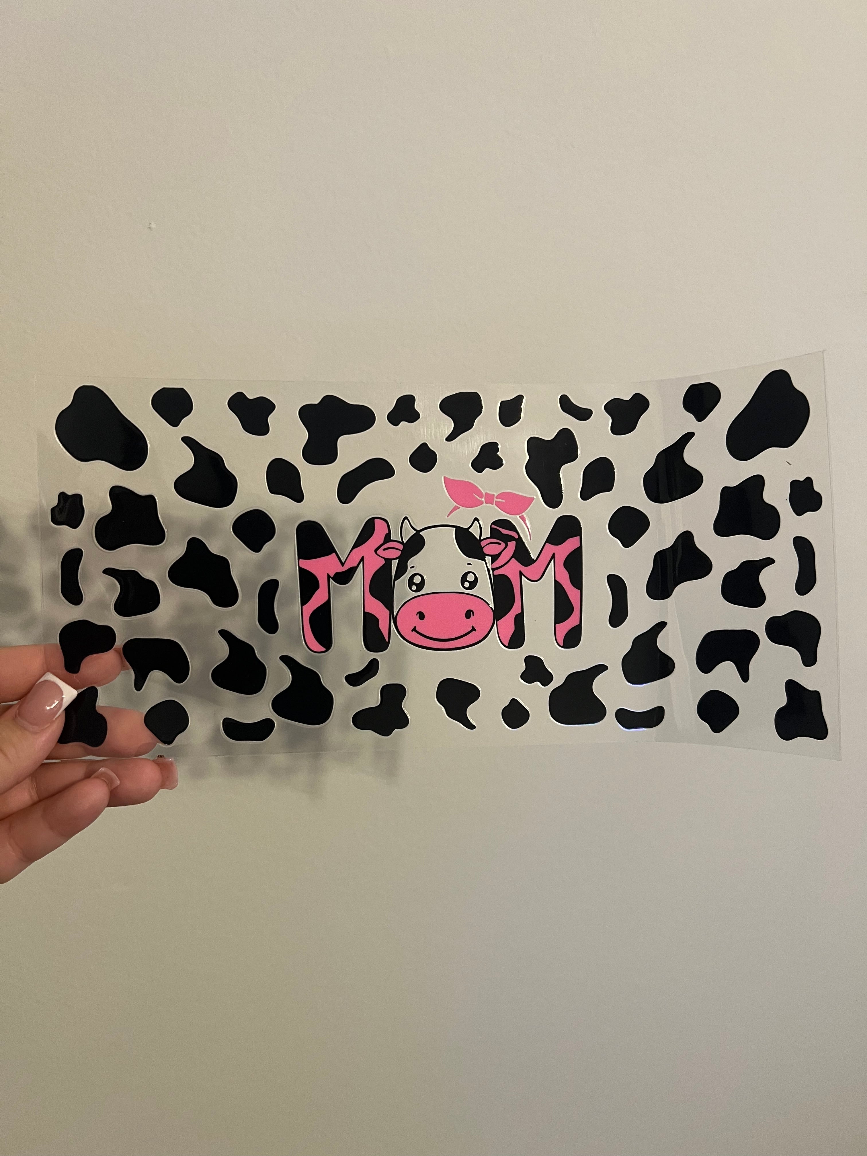 Mama Cow Print Decal