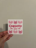 Coquette Girl Decal