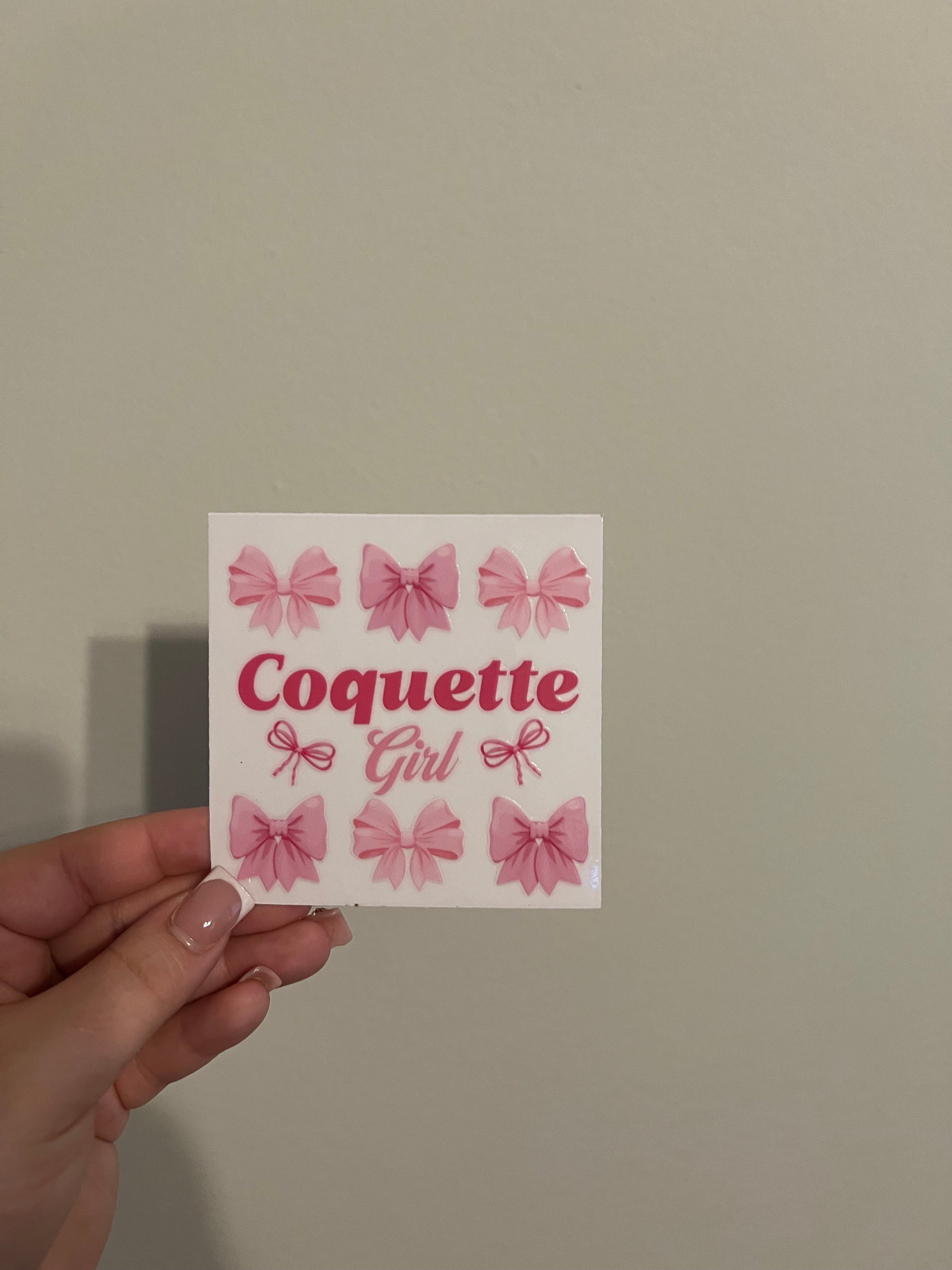 Coquette Girl Decal