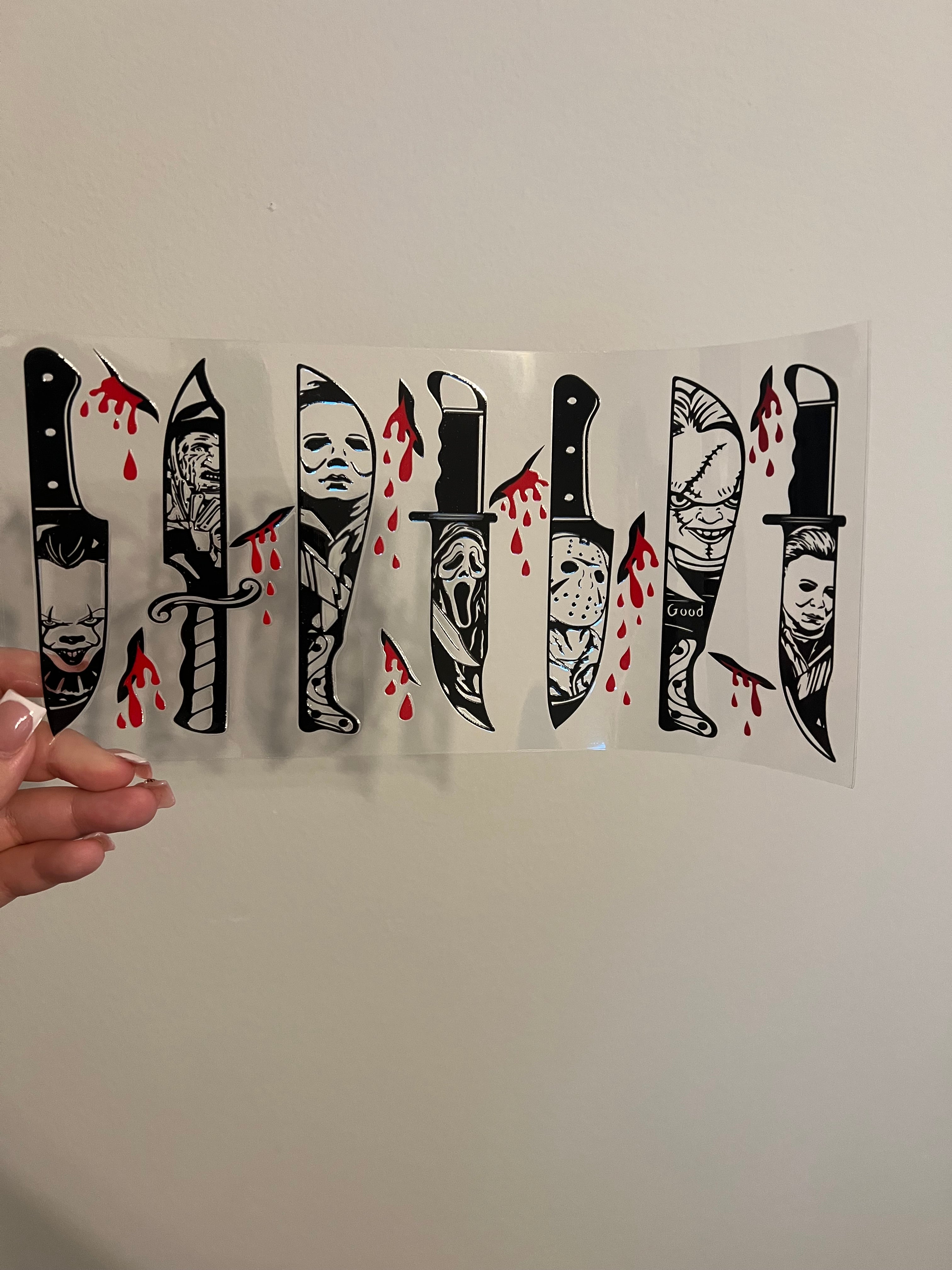 Knife Horror Decal #2