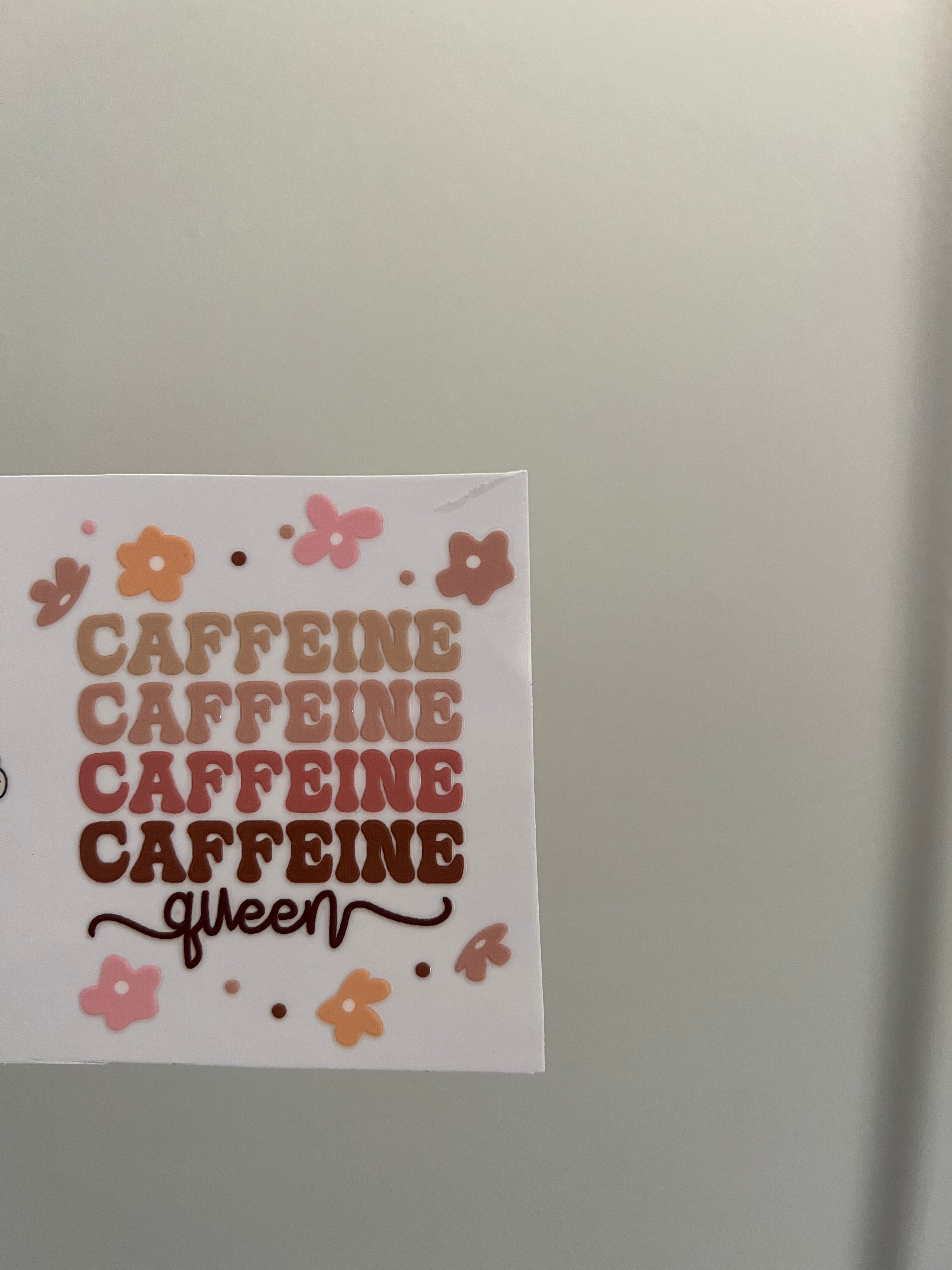 Caffeine Decal