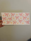 Fancy Bow & Flower Decal