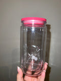 16 oz. Cup Hot Pink Lid
