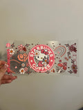 Hello Kitty Pink Starbucks Decal