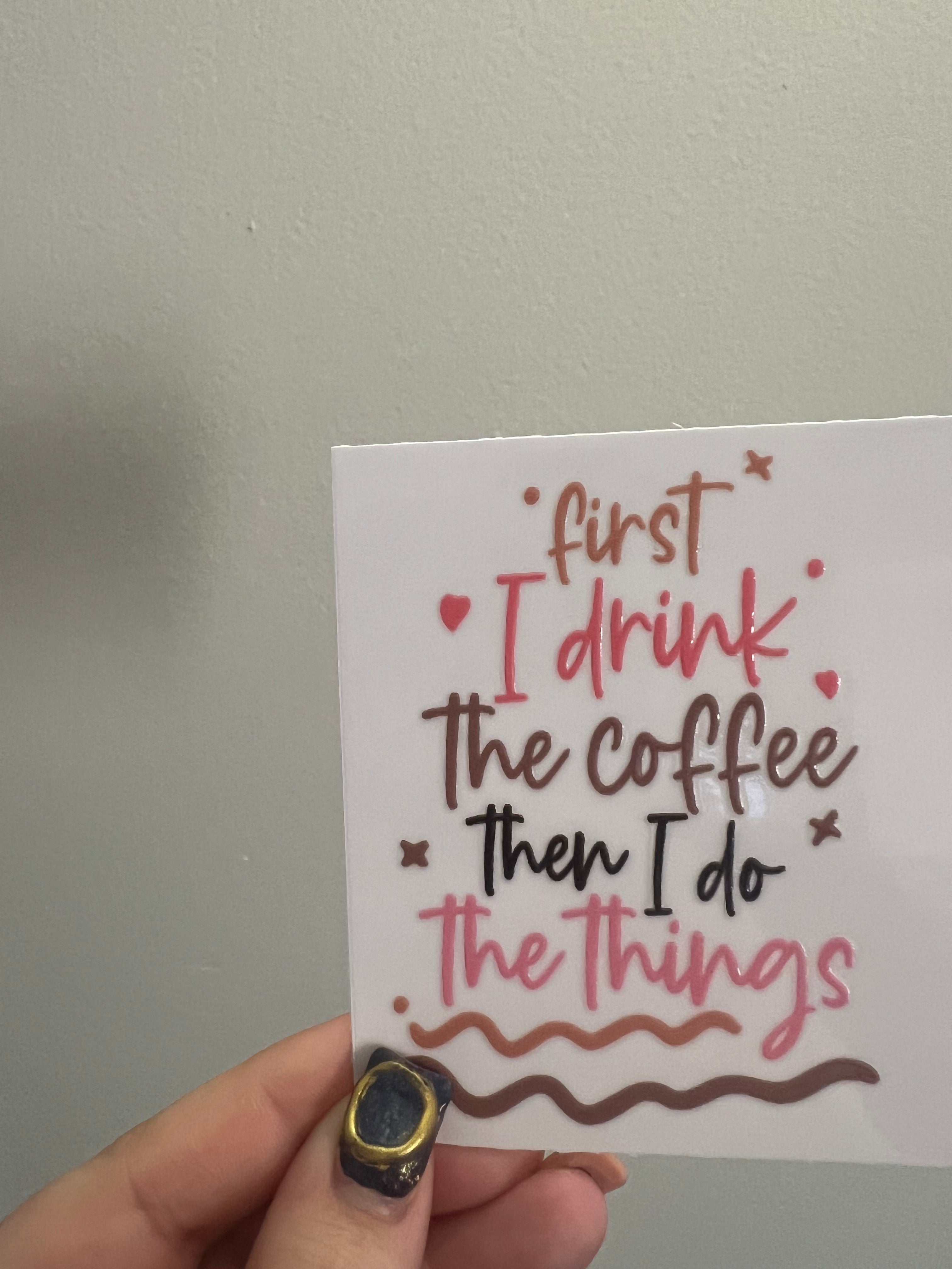Coffee Decal #2