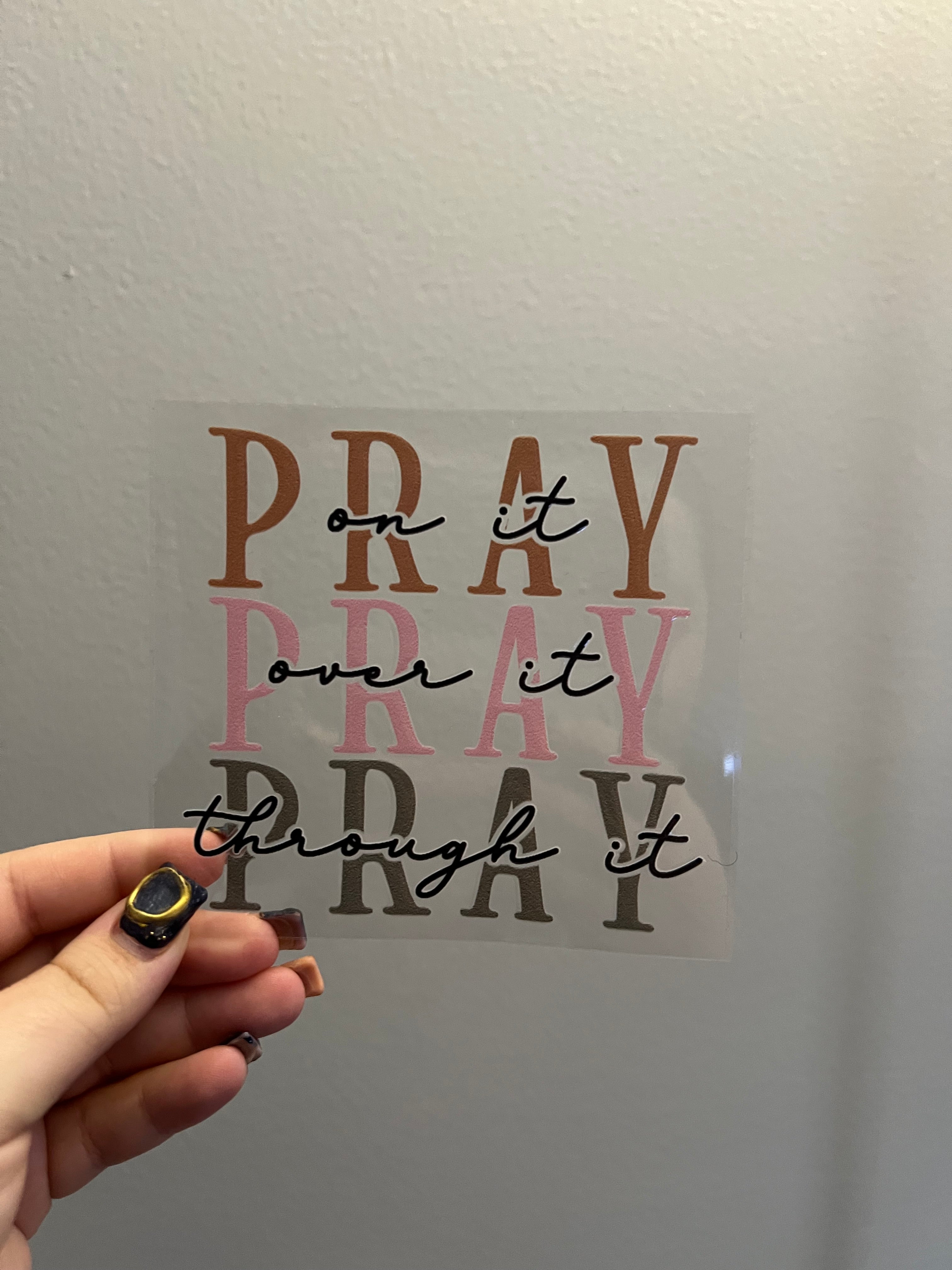 Pray Decal