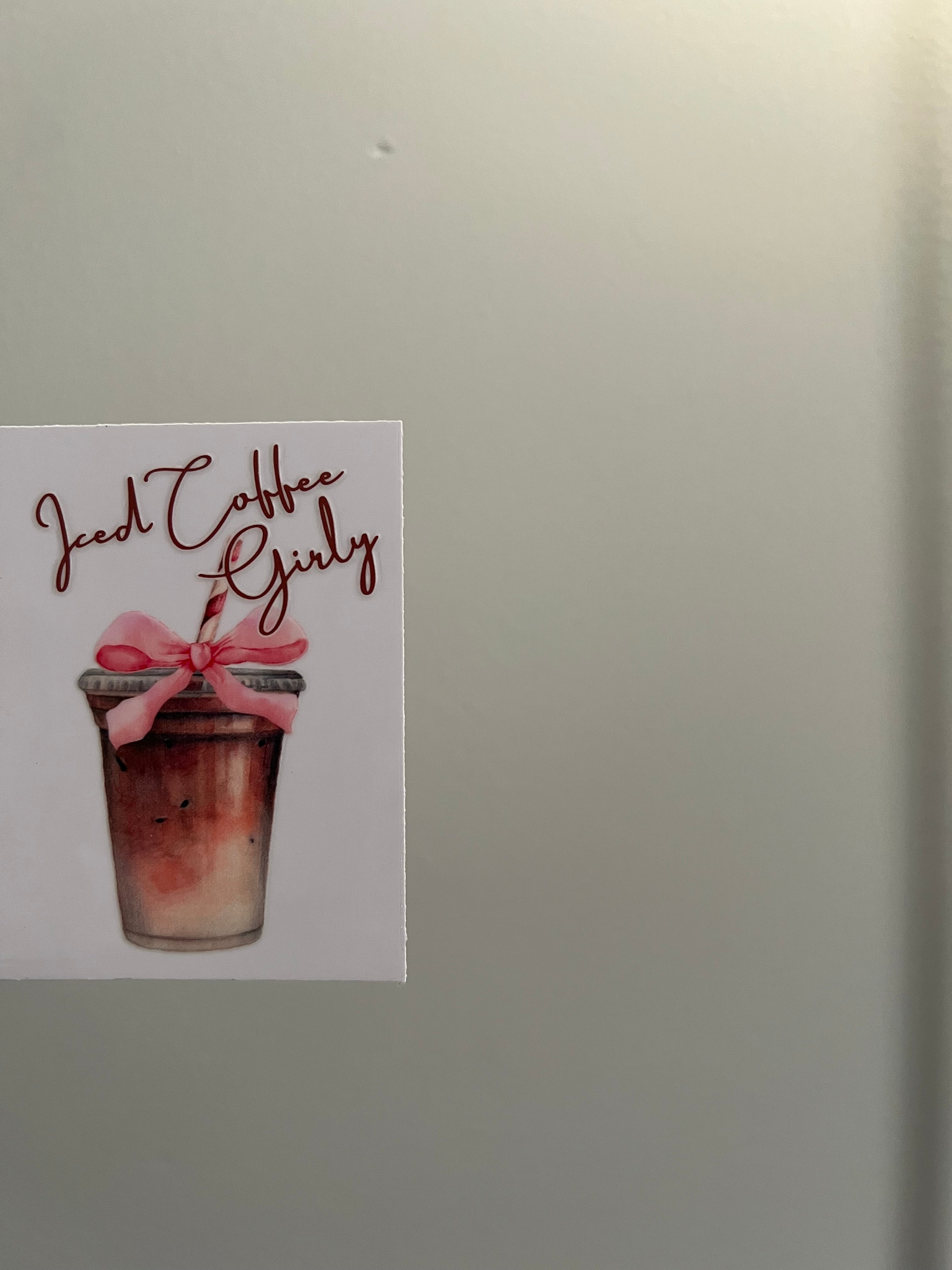 Coffee Girly Decal