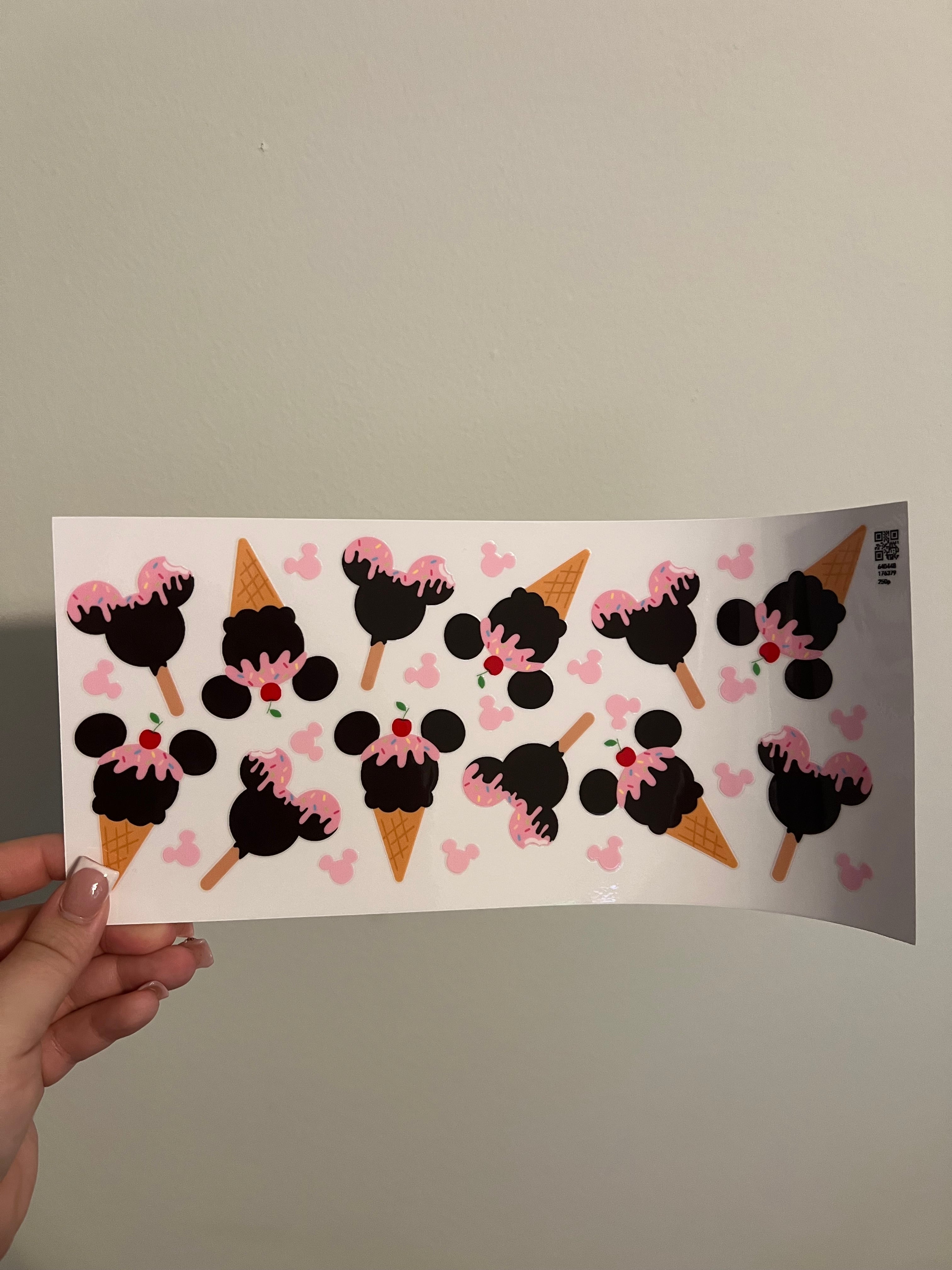 Mickey Mouse Ice Cream Decal