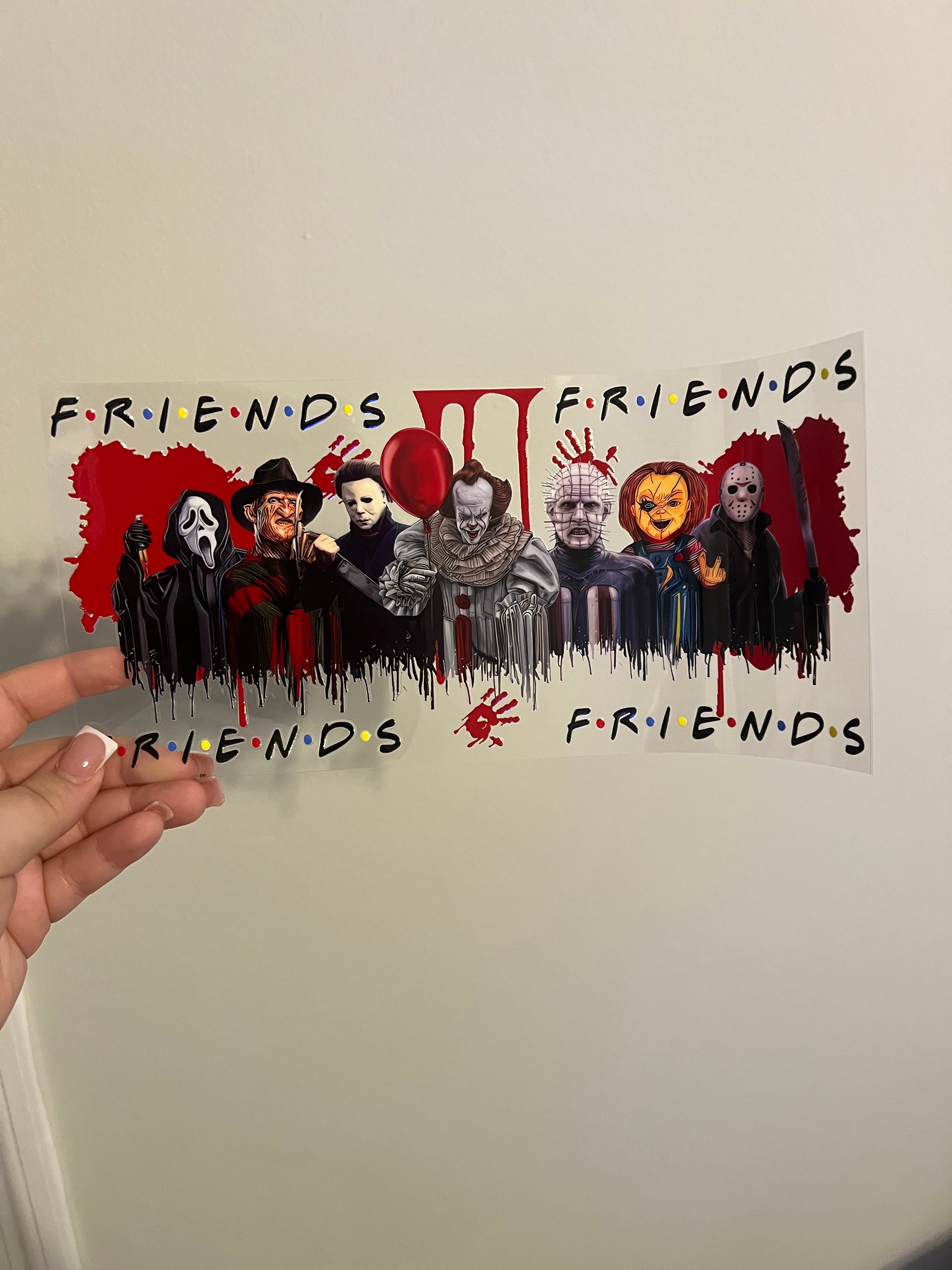 F.r.i.e.n.d.s Horror Decal #2