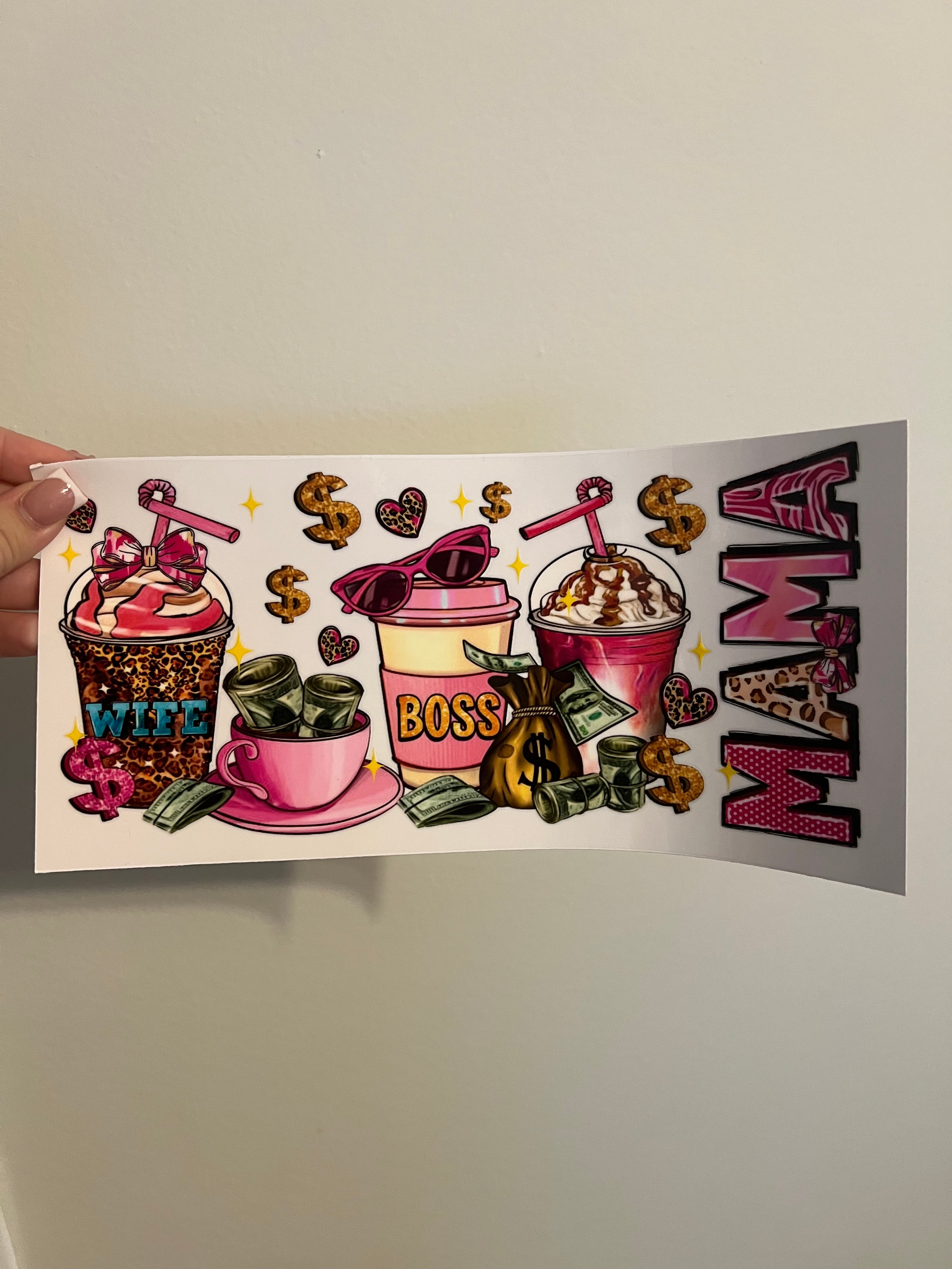 Wife•Boss•Mama Decal