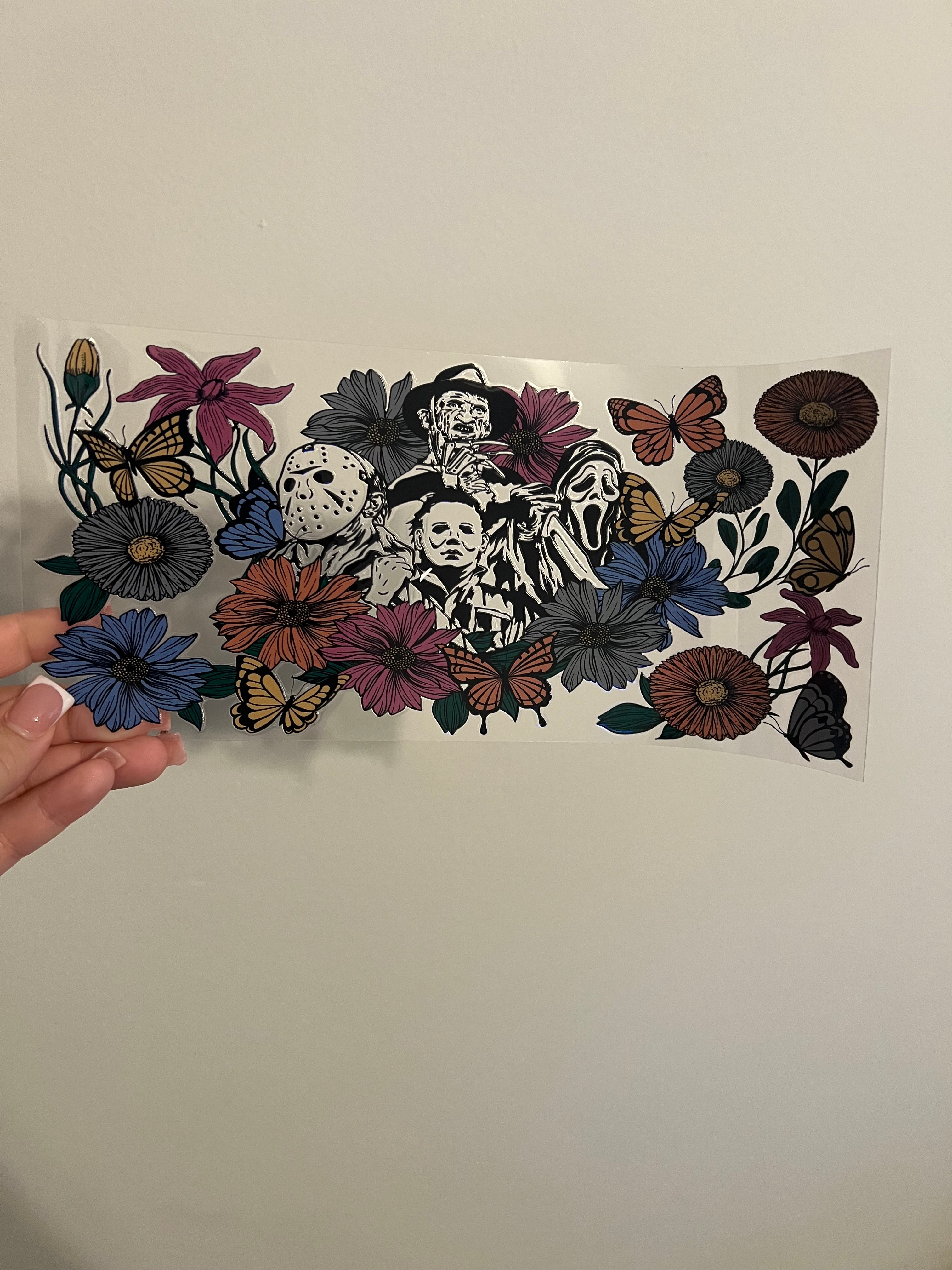 Floral Horror Decal