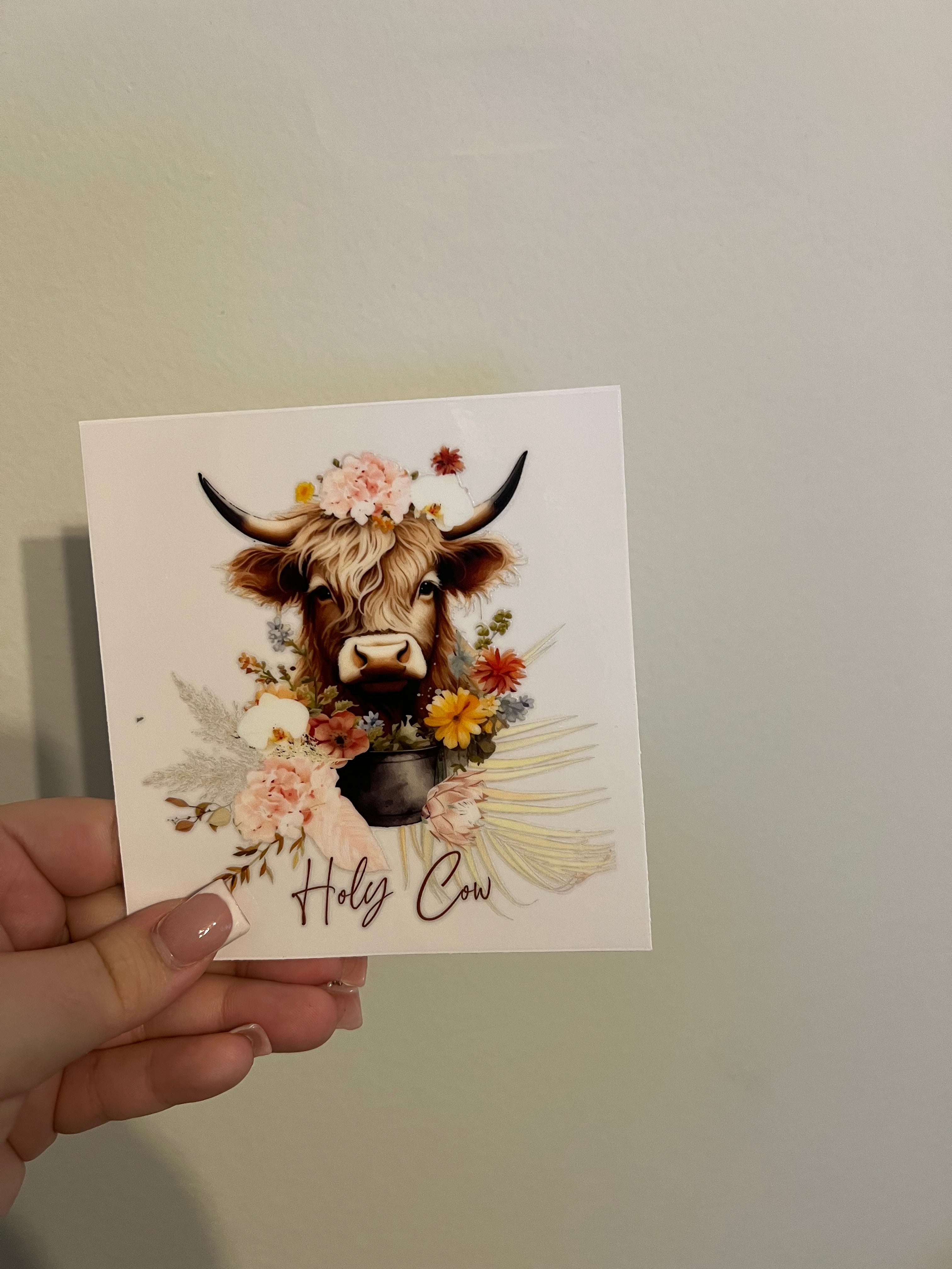 Holy Cow Decal