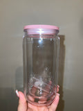 16 Oz. Cup Baby Pink Lid