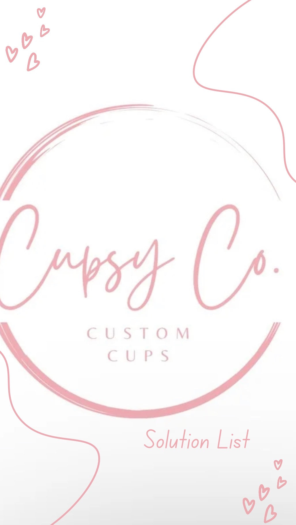 CupsyCo Digital Solution List