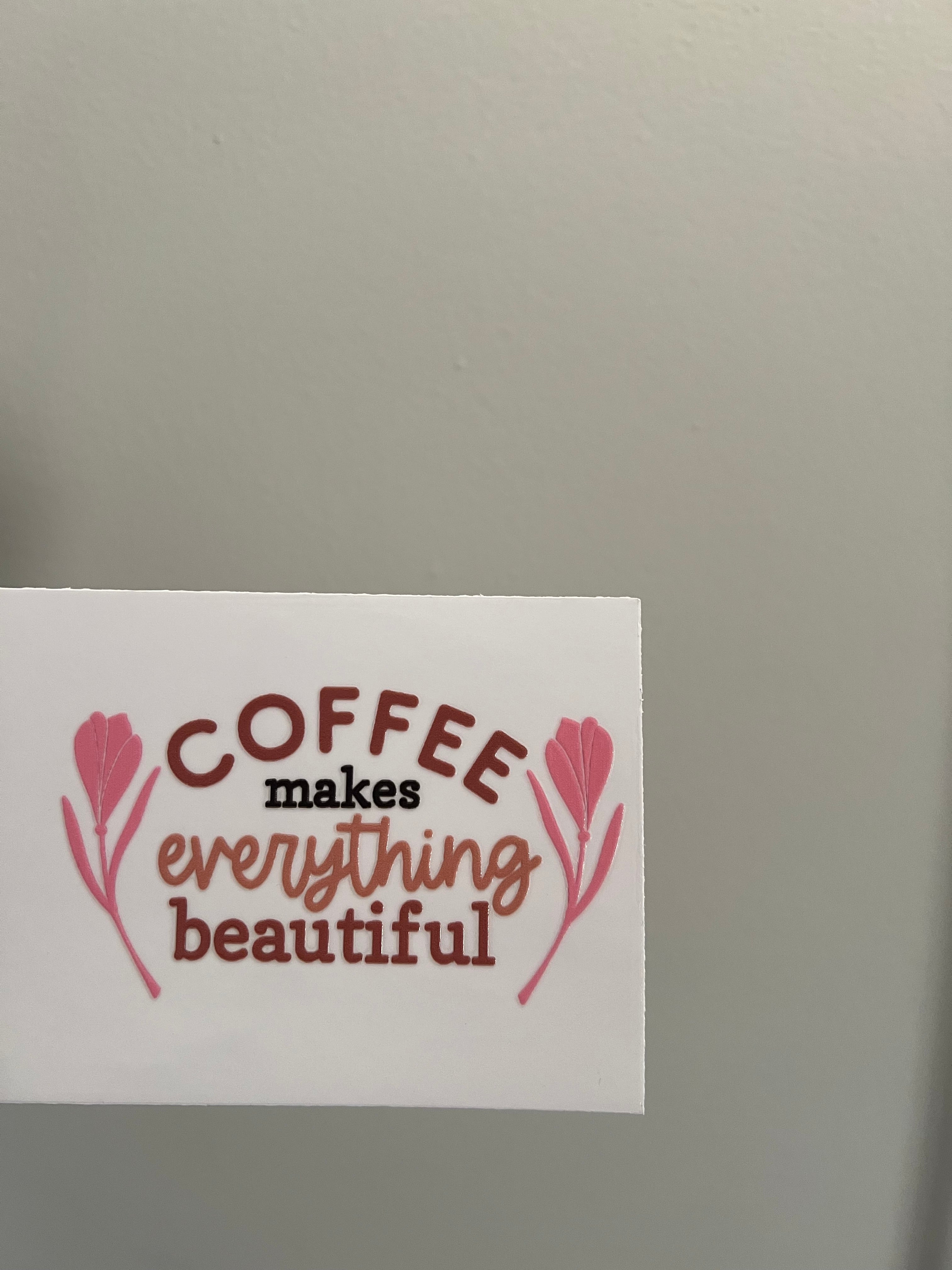 Coffee Decal