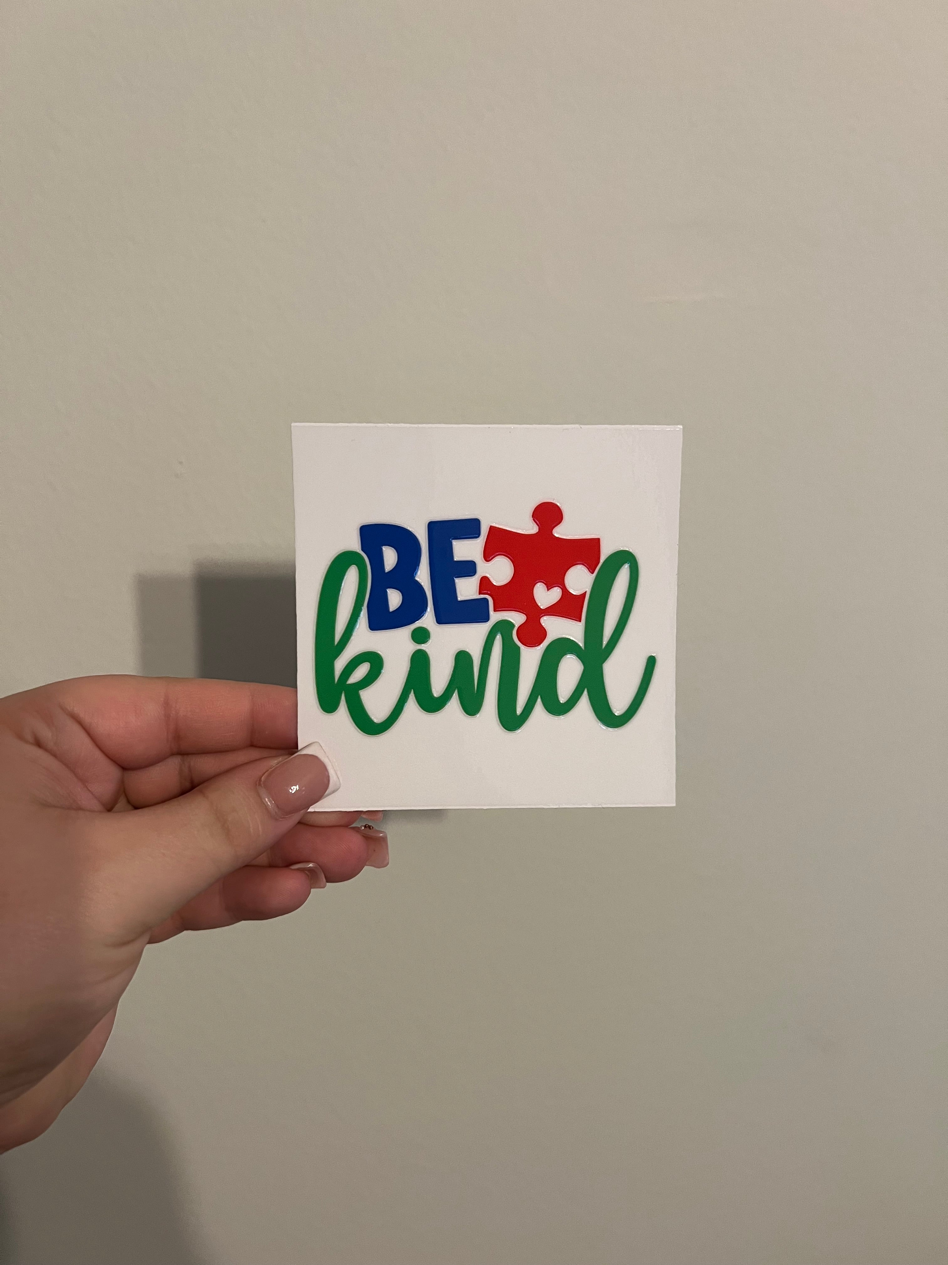 Be Kind Autism Decal