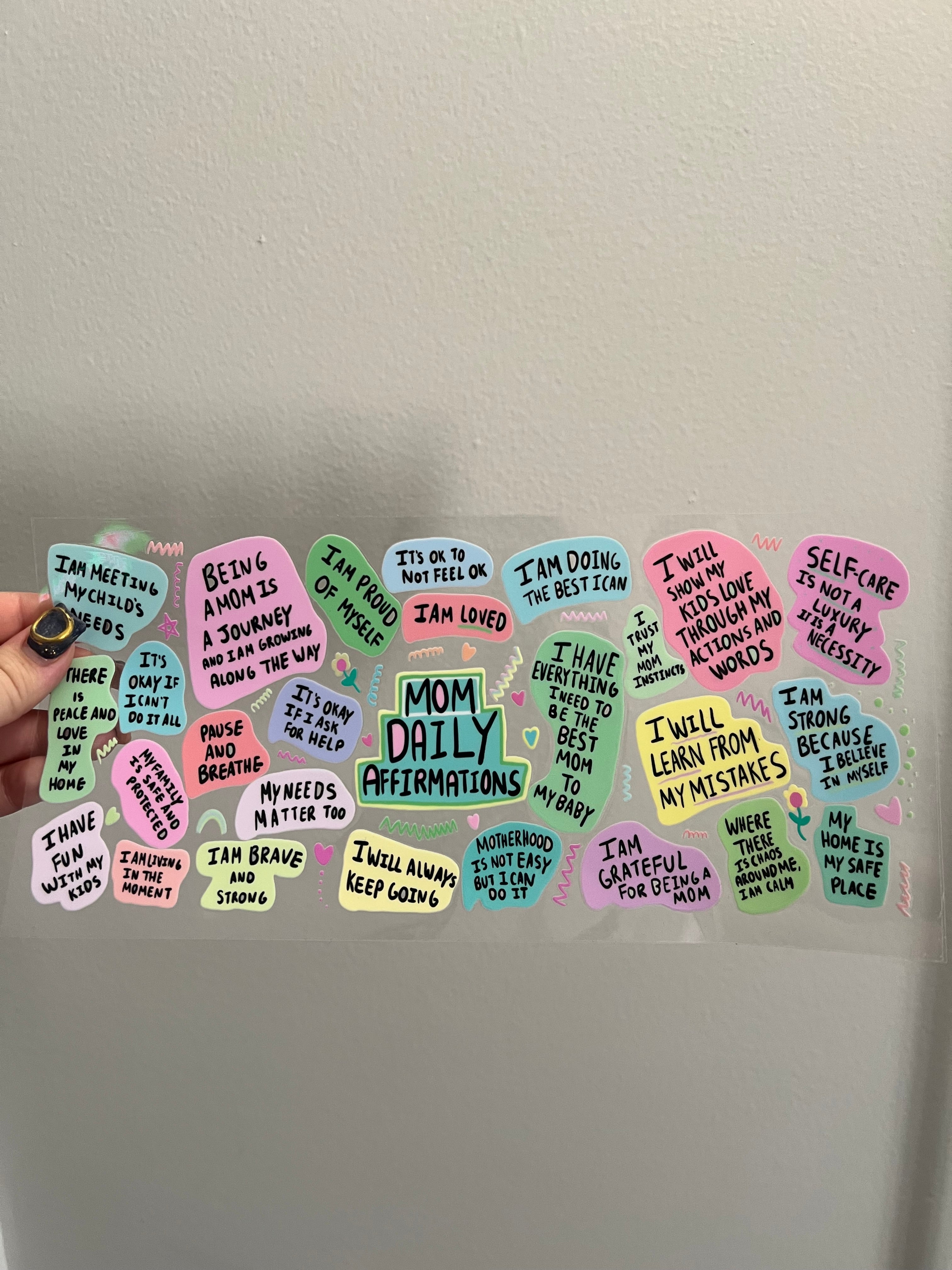 Mom Affirmations Decal