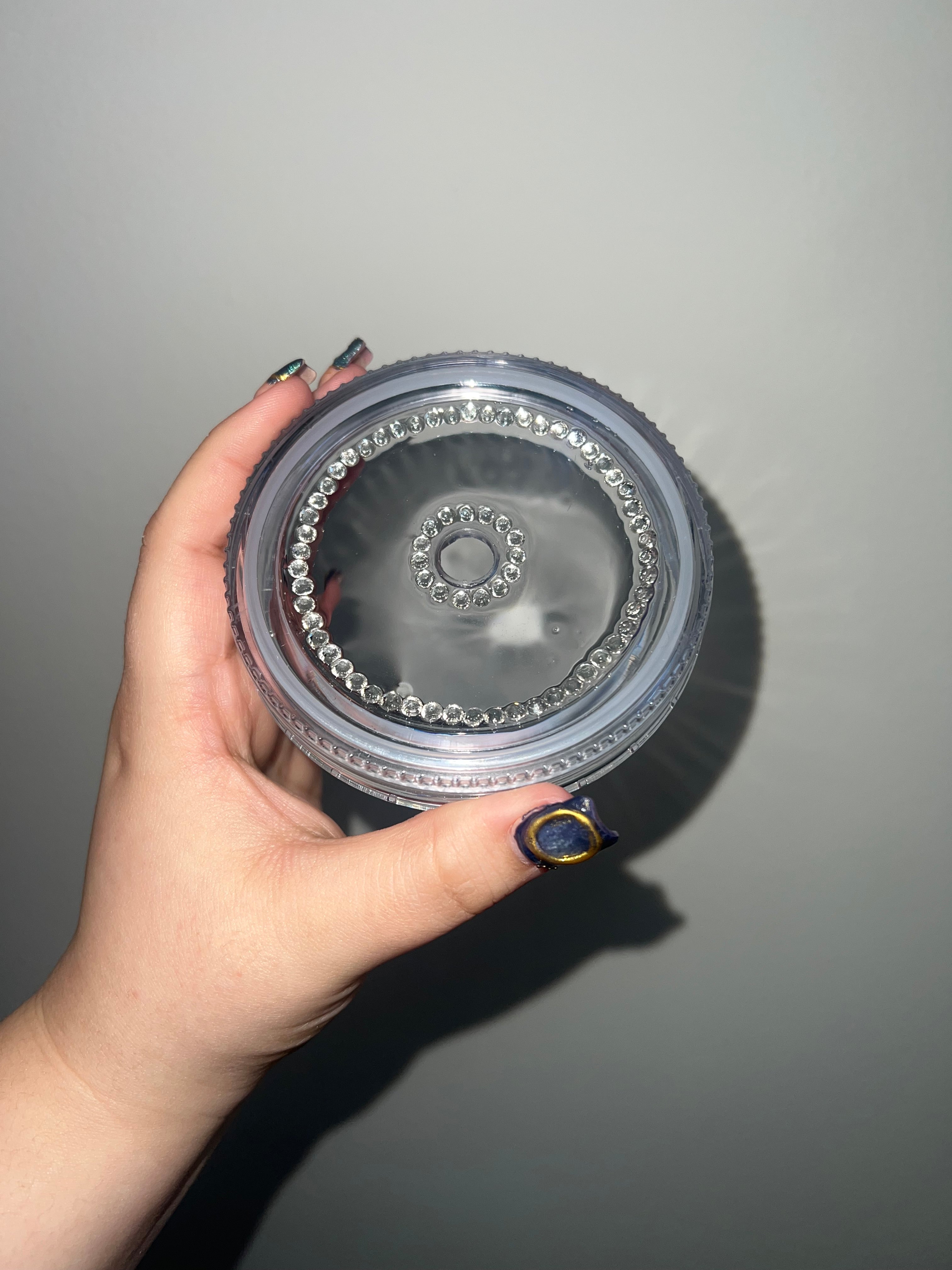 Medium Rhinestone Lid Add On