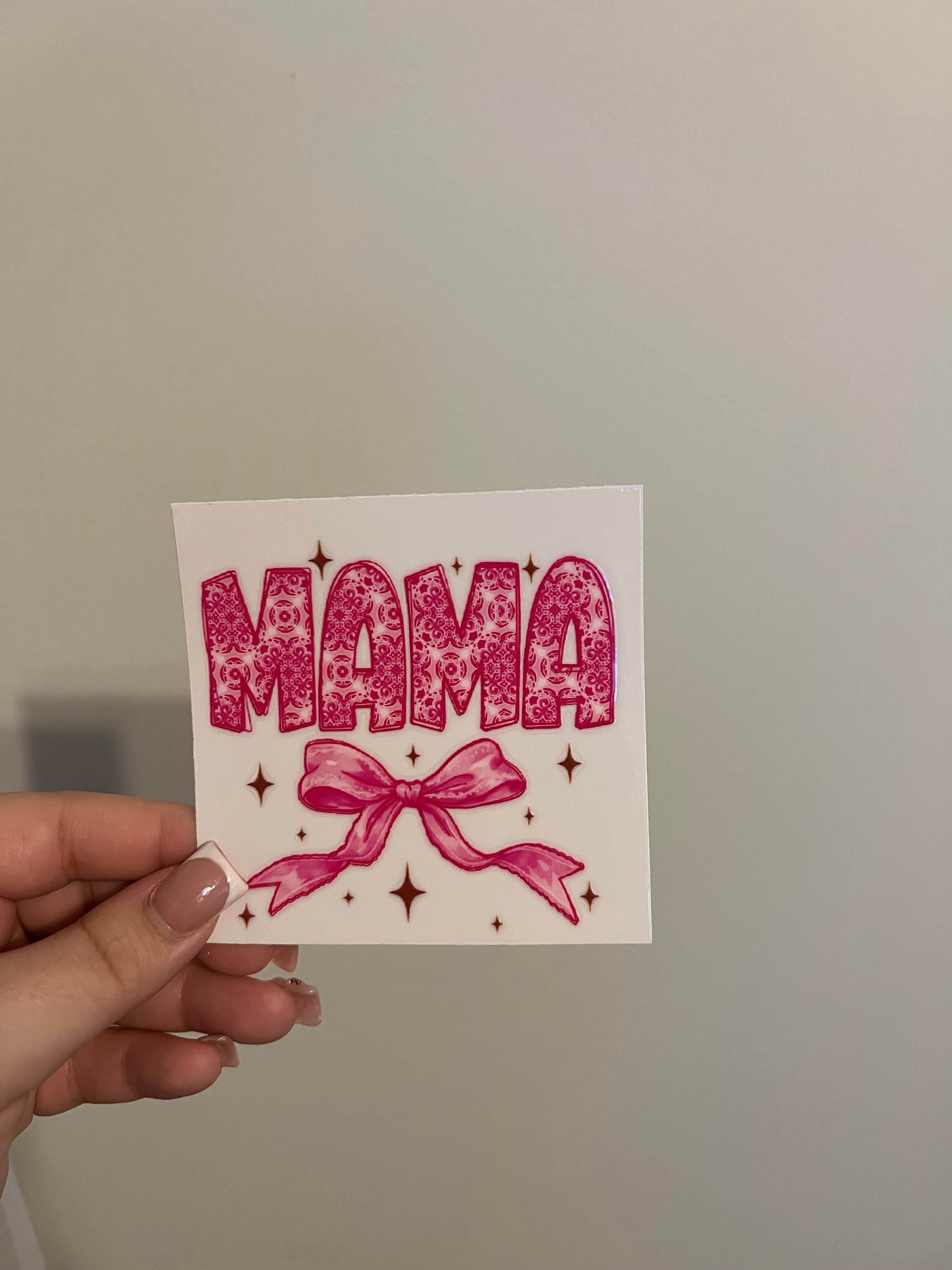 Sparkle Pink Mama Decal