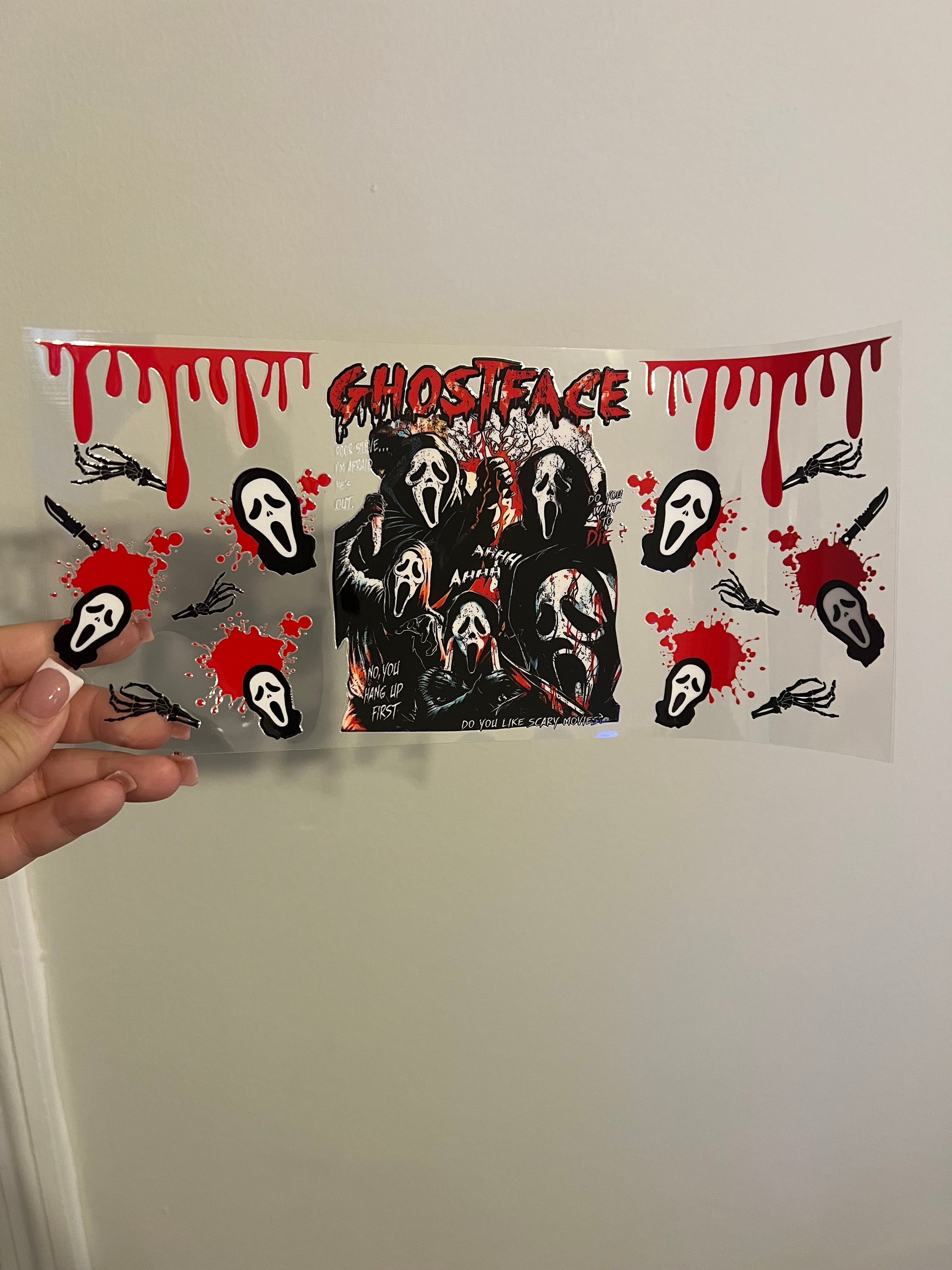 Bloody Ghostface Decal