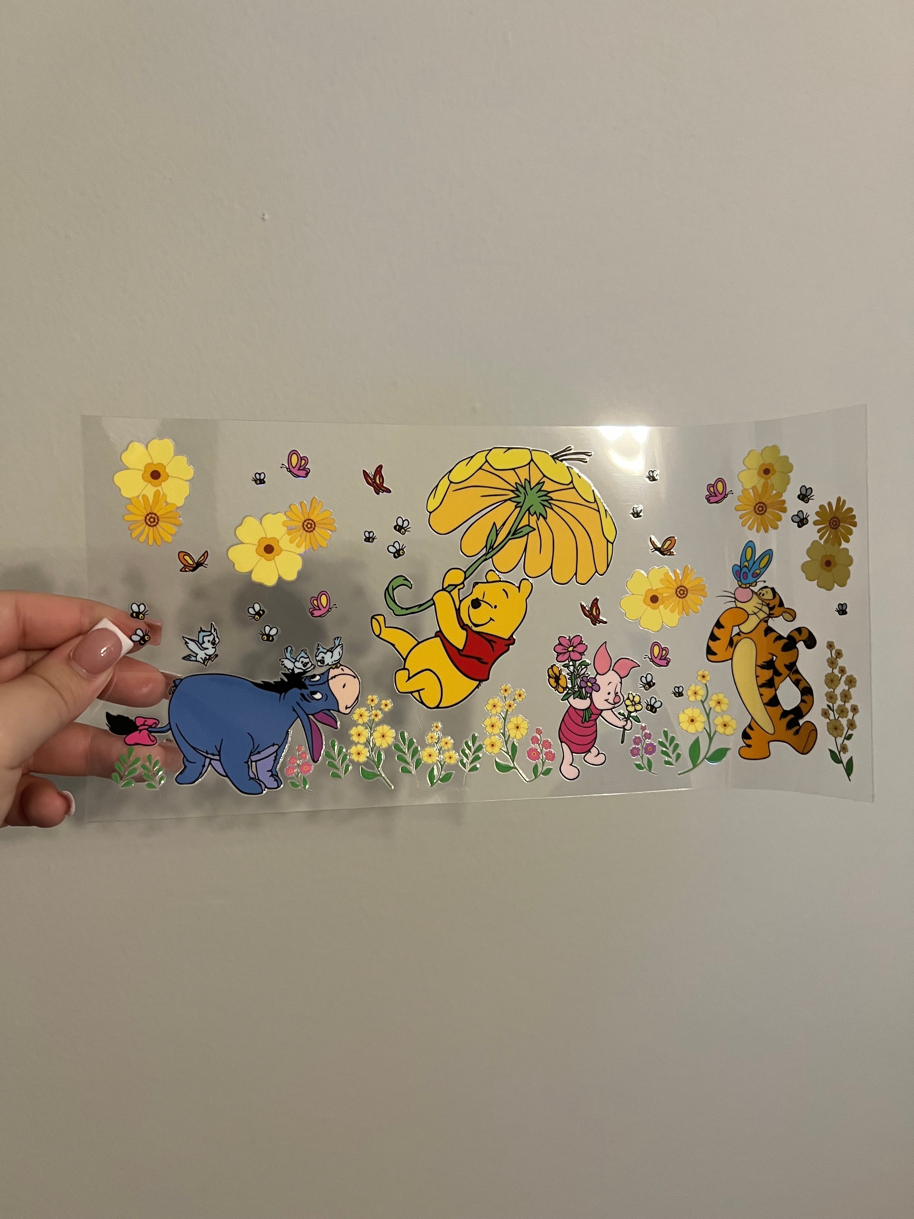 Pooh & Friends Flower Decal