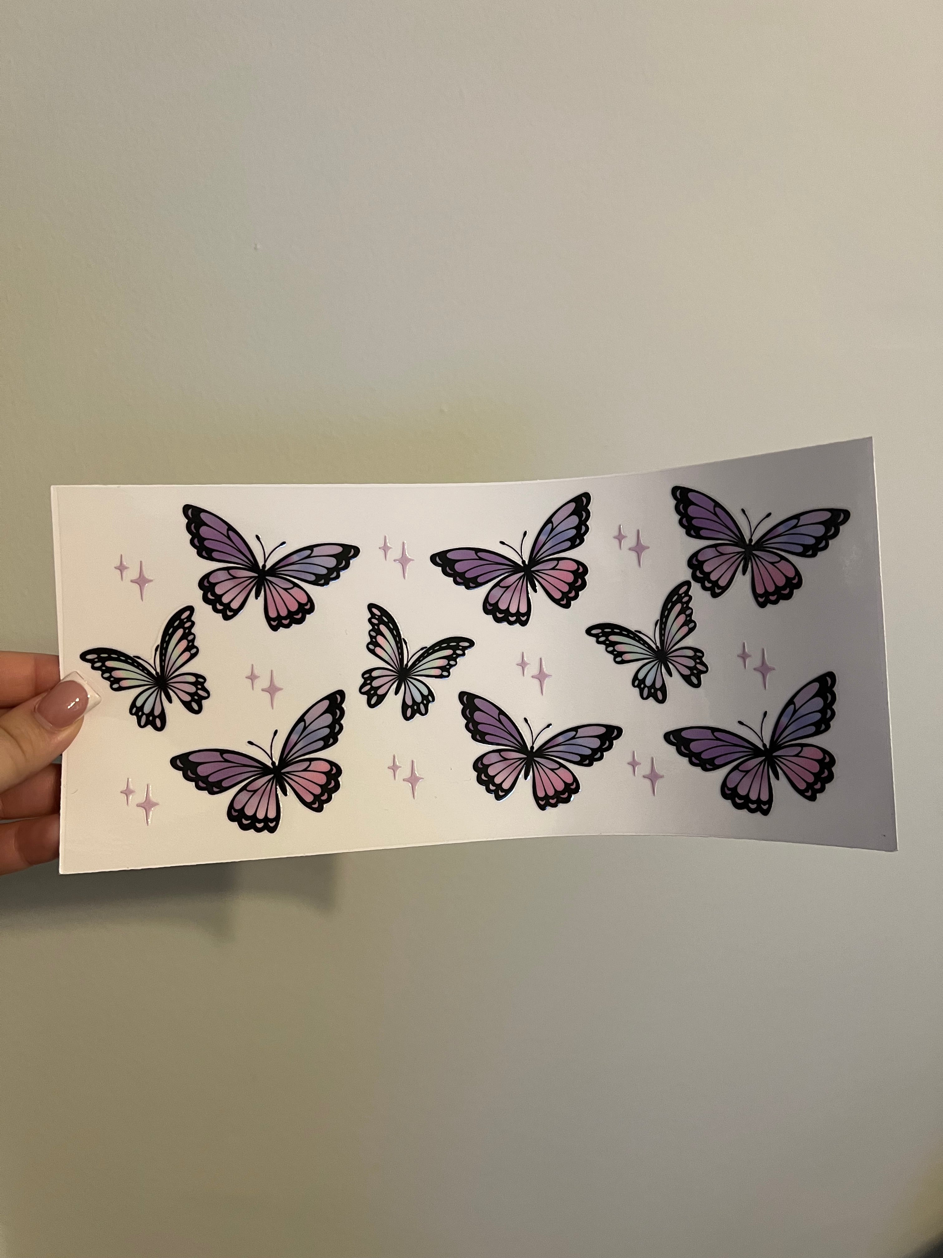 Sparkle Butterfly Decal