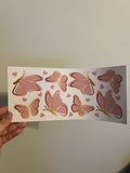 Pink & Gold Butterfly Decal