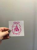 Pink Castle Decal