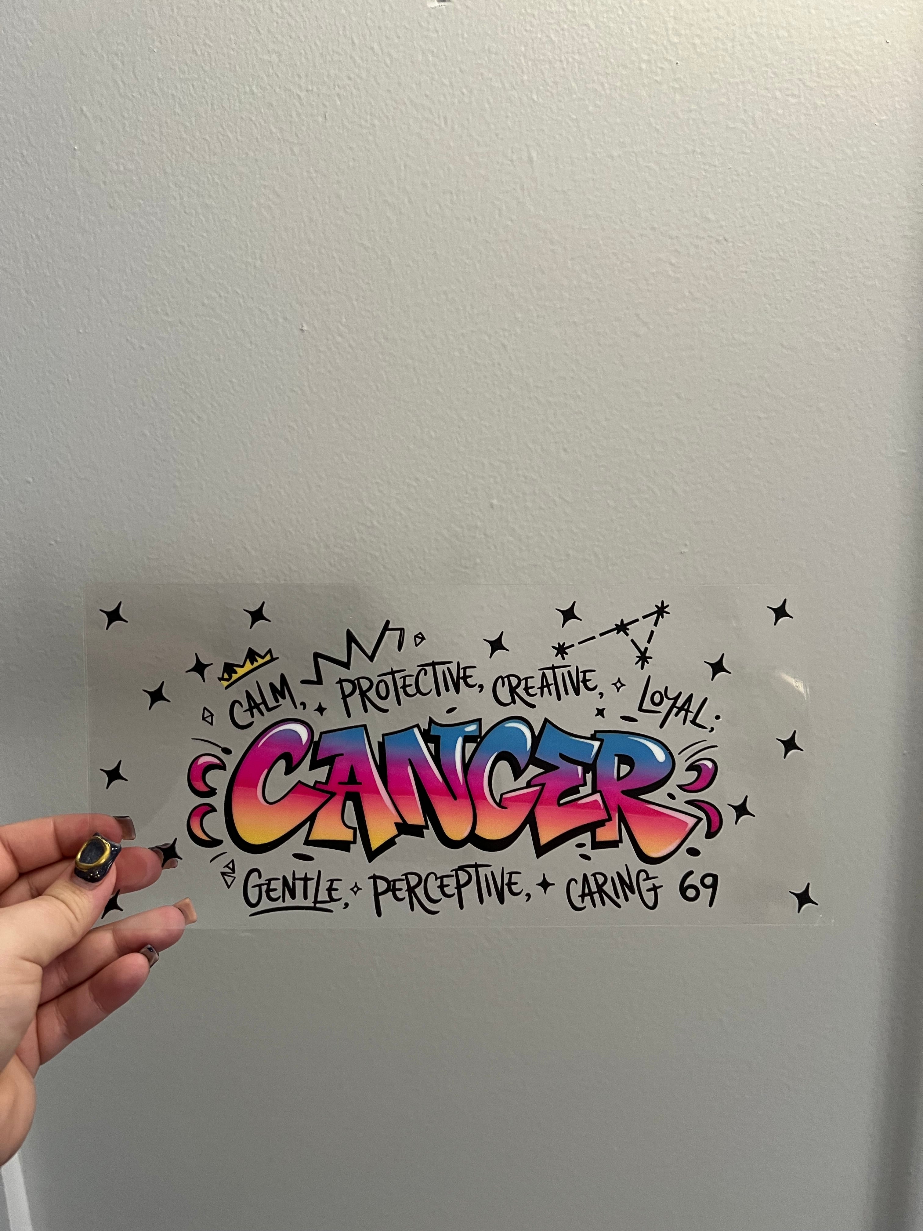 Cancer Decal