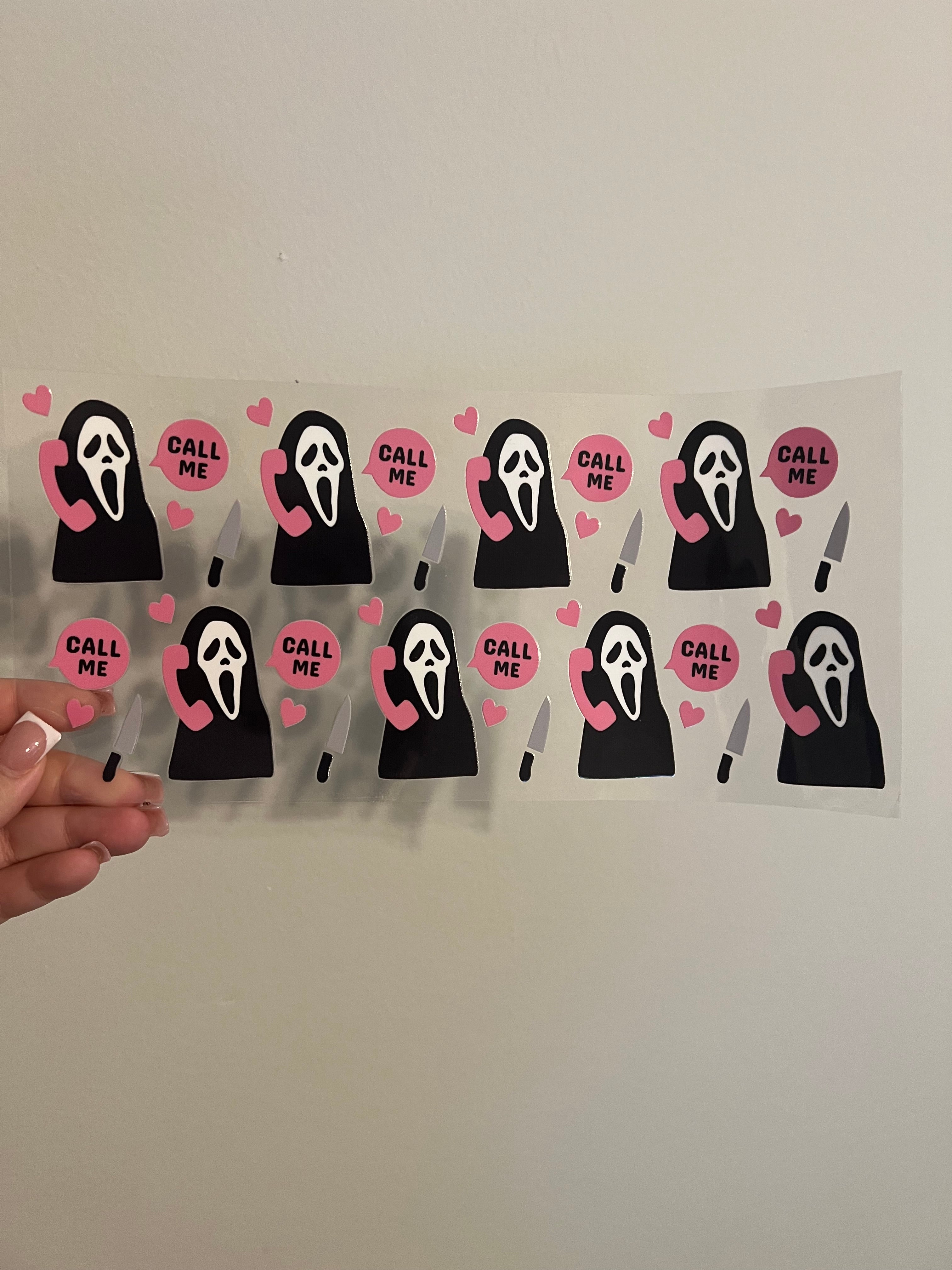 Call Me Horror Decal