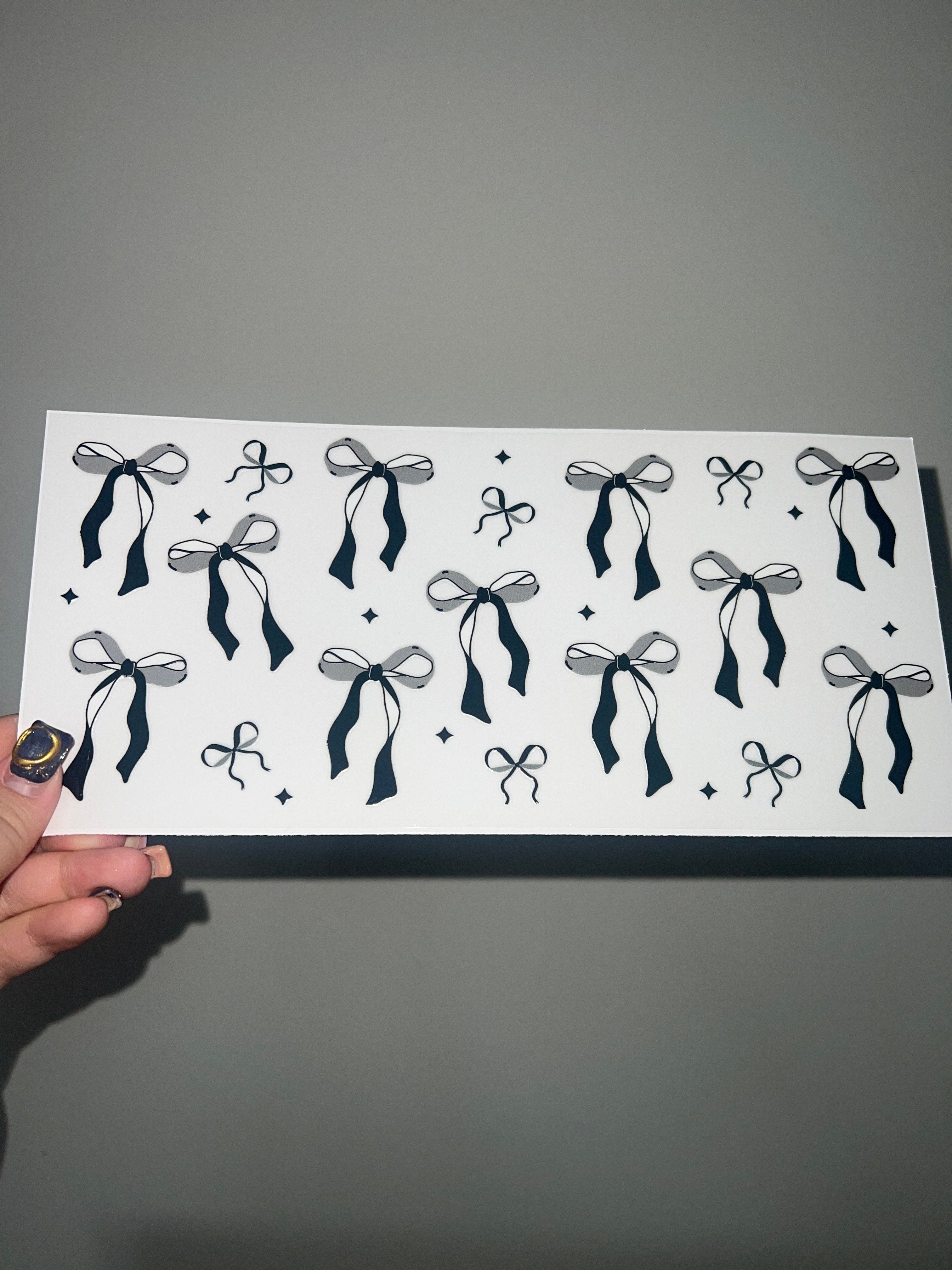 Black Bow Decal #2