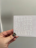 Fueled By Ice Coffee Decal
