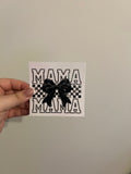 Black & White Mama Decal
