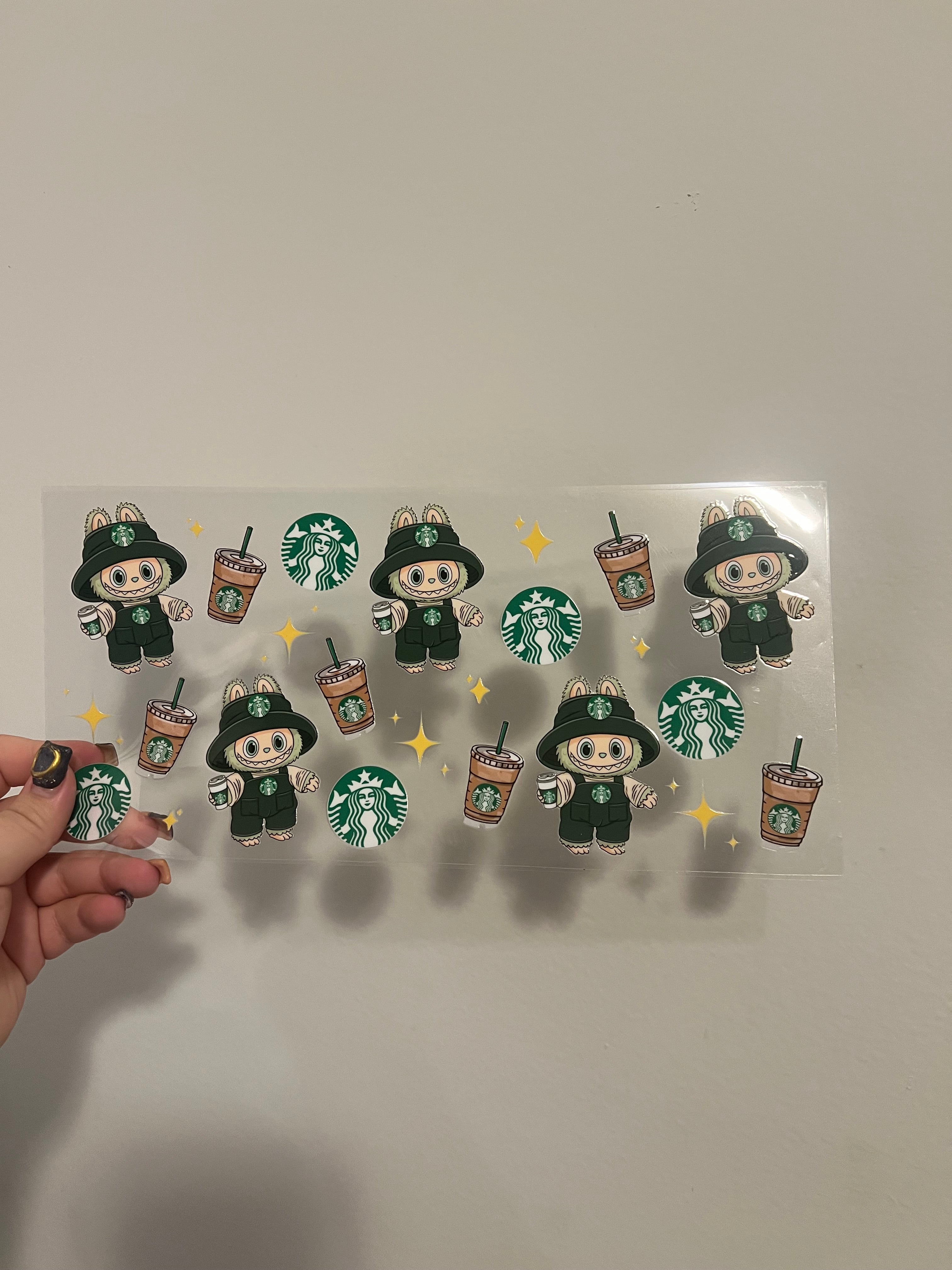 Starbucks Labubu Decal