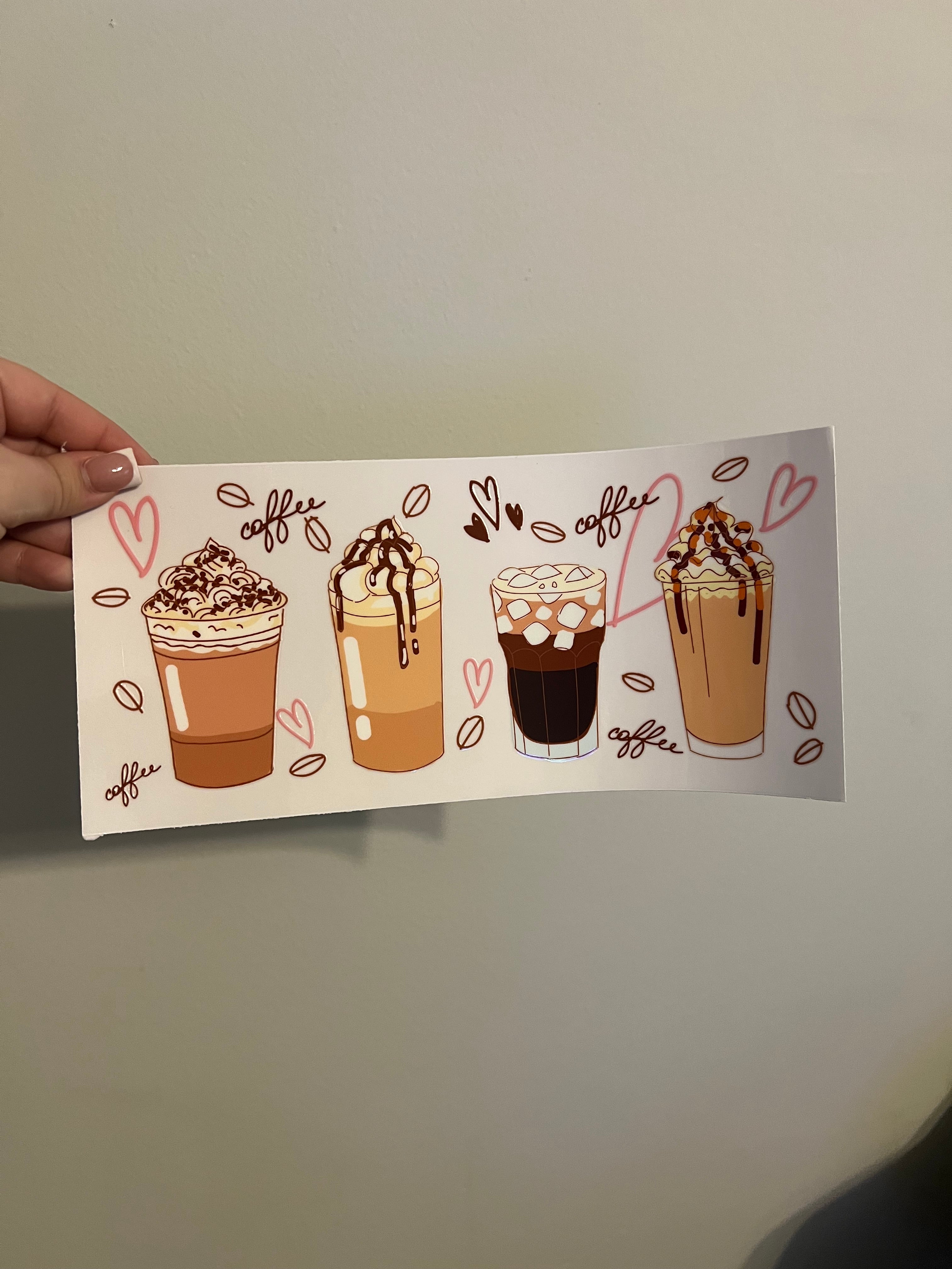 Coffee Drink Decal