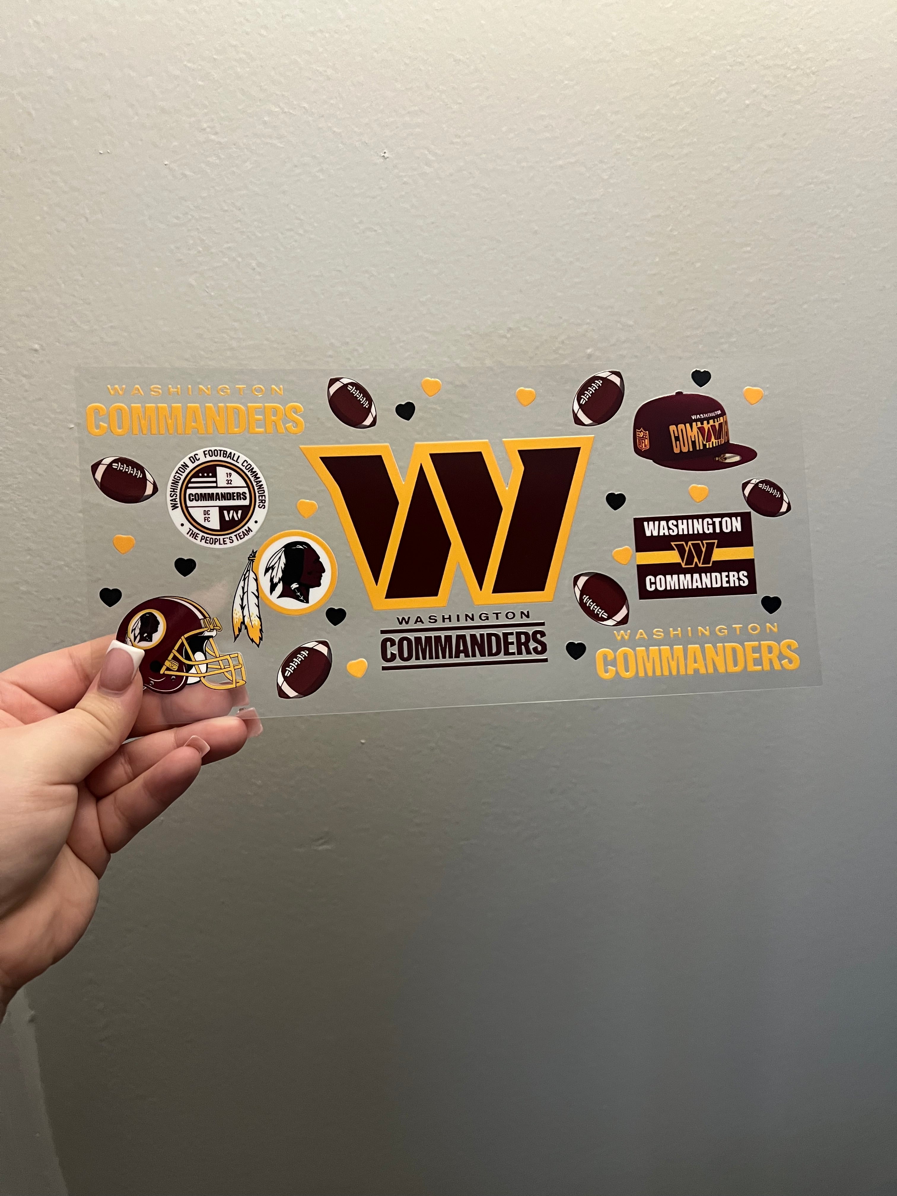Washington Commanders Decal