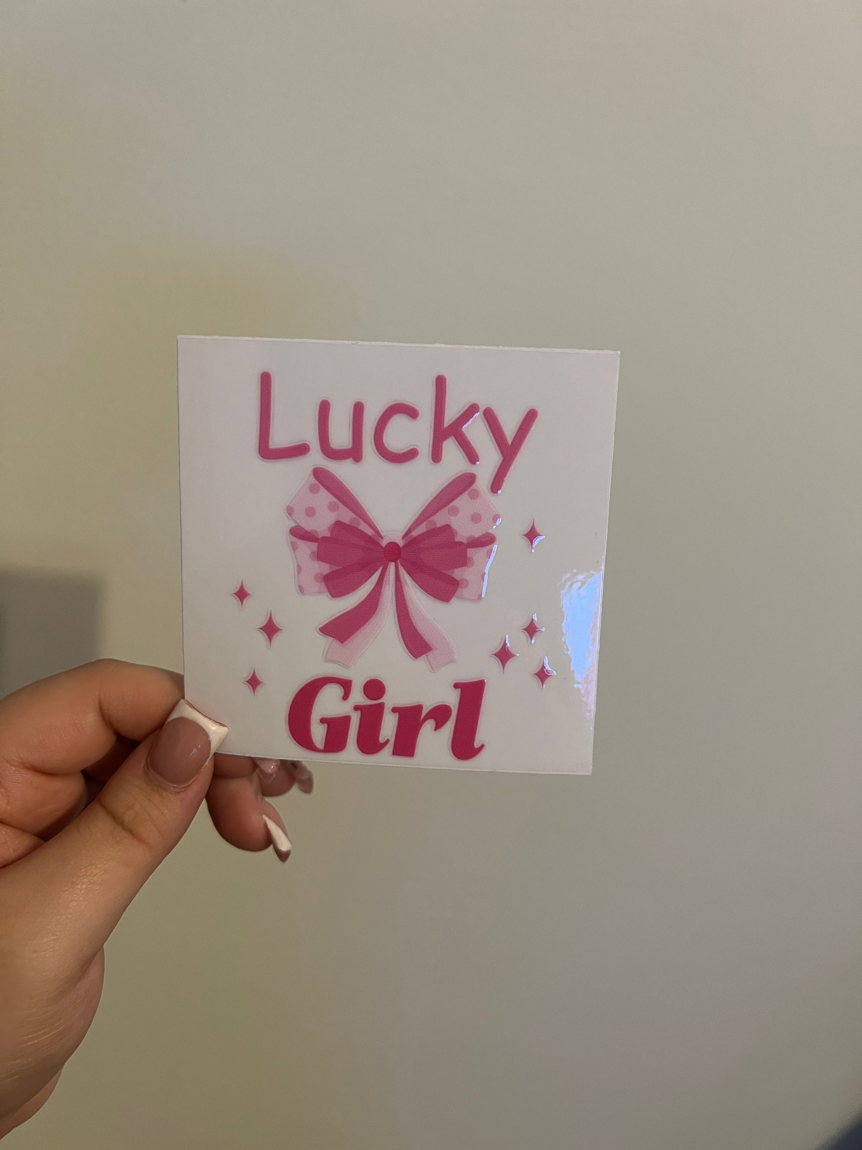 Lucky Girl Decal