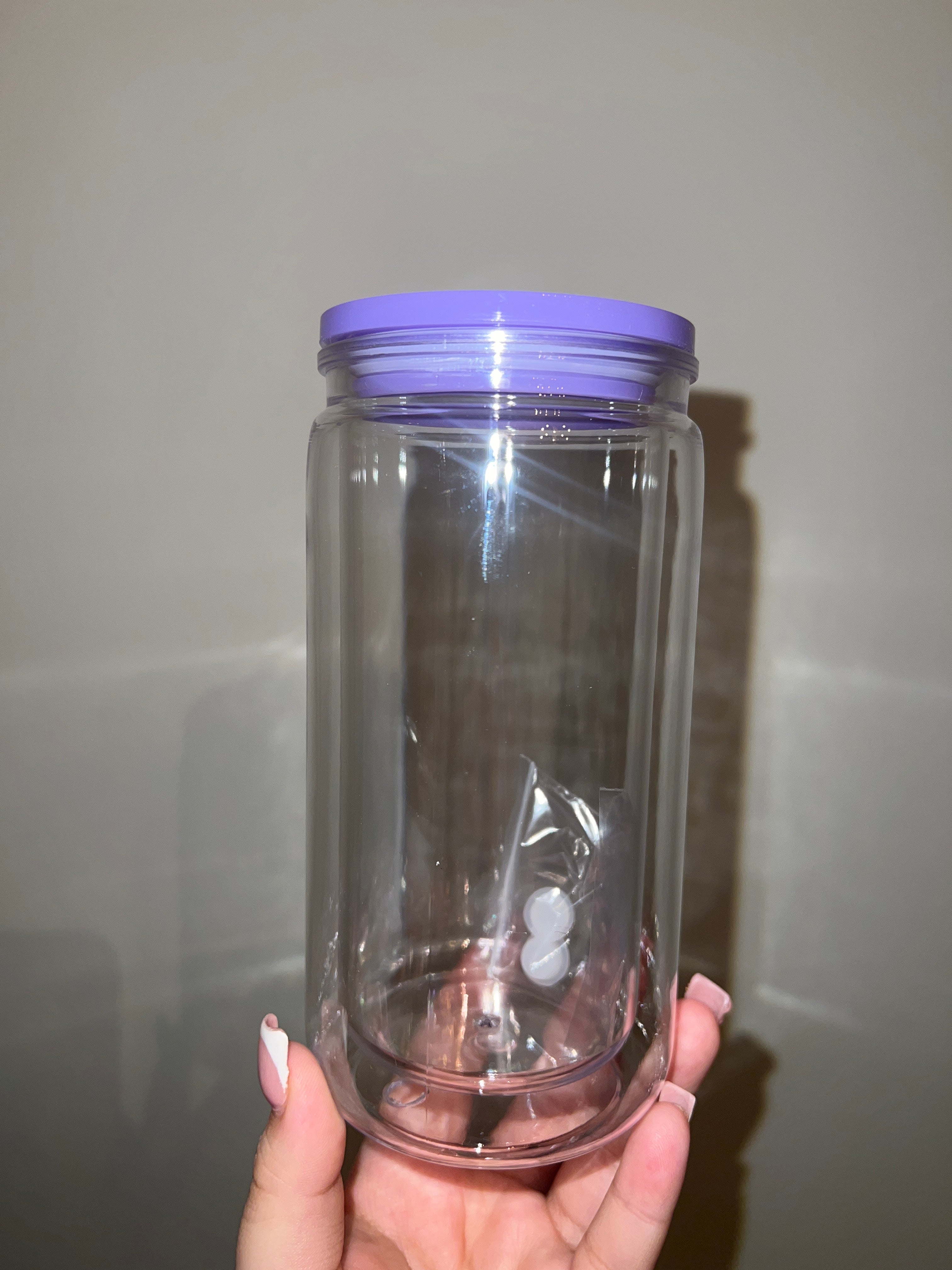 16 Oz. Cup Purple Lid
