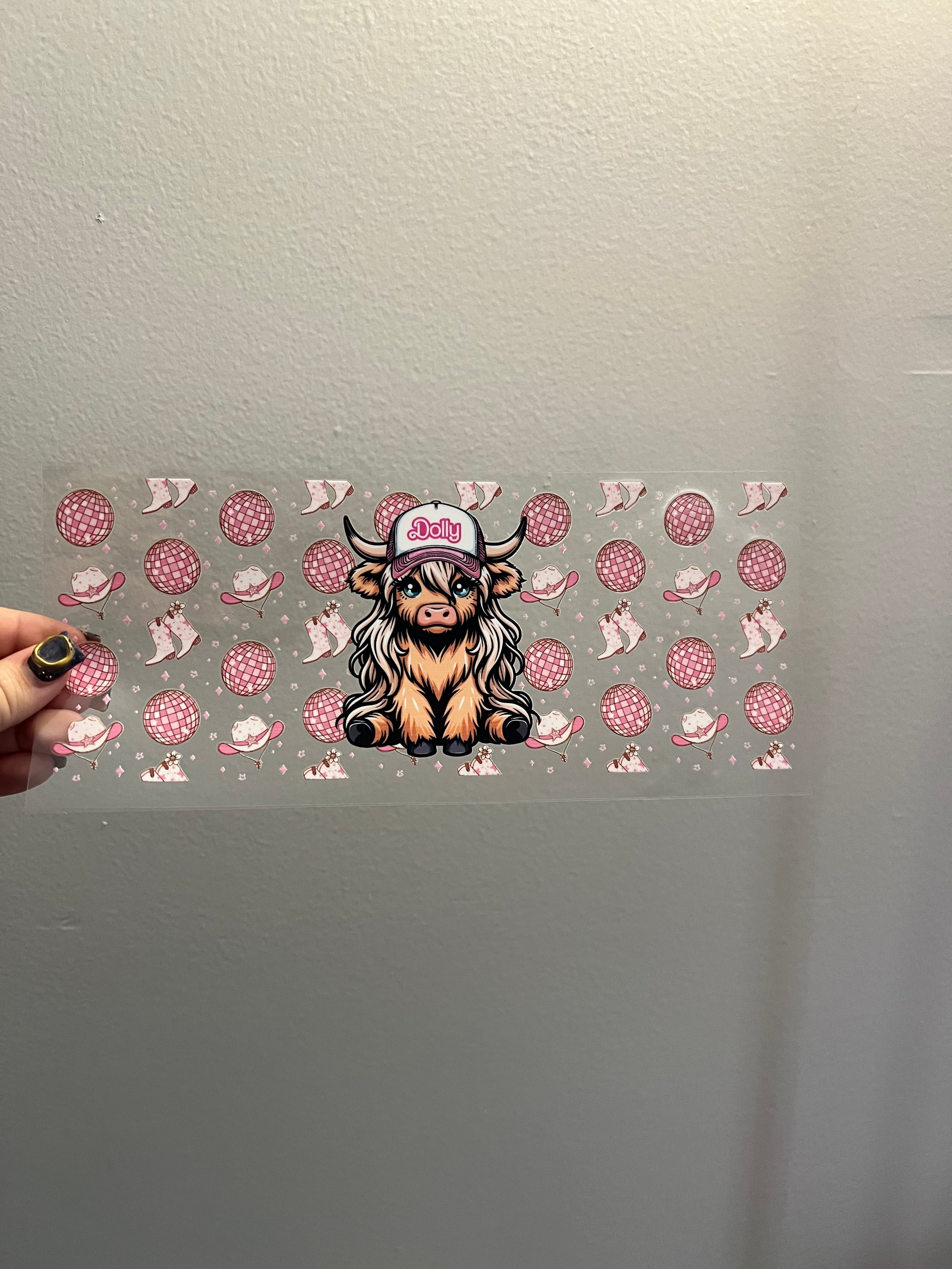 Dolly Cow Decal