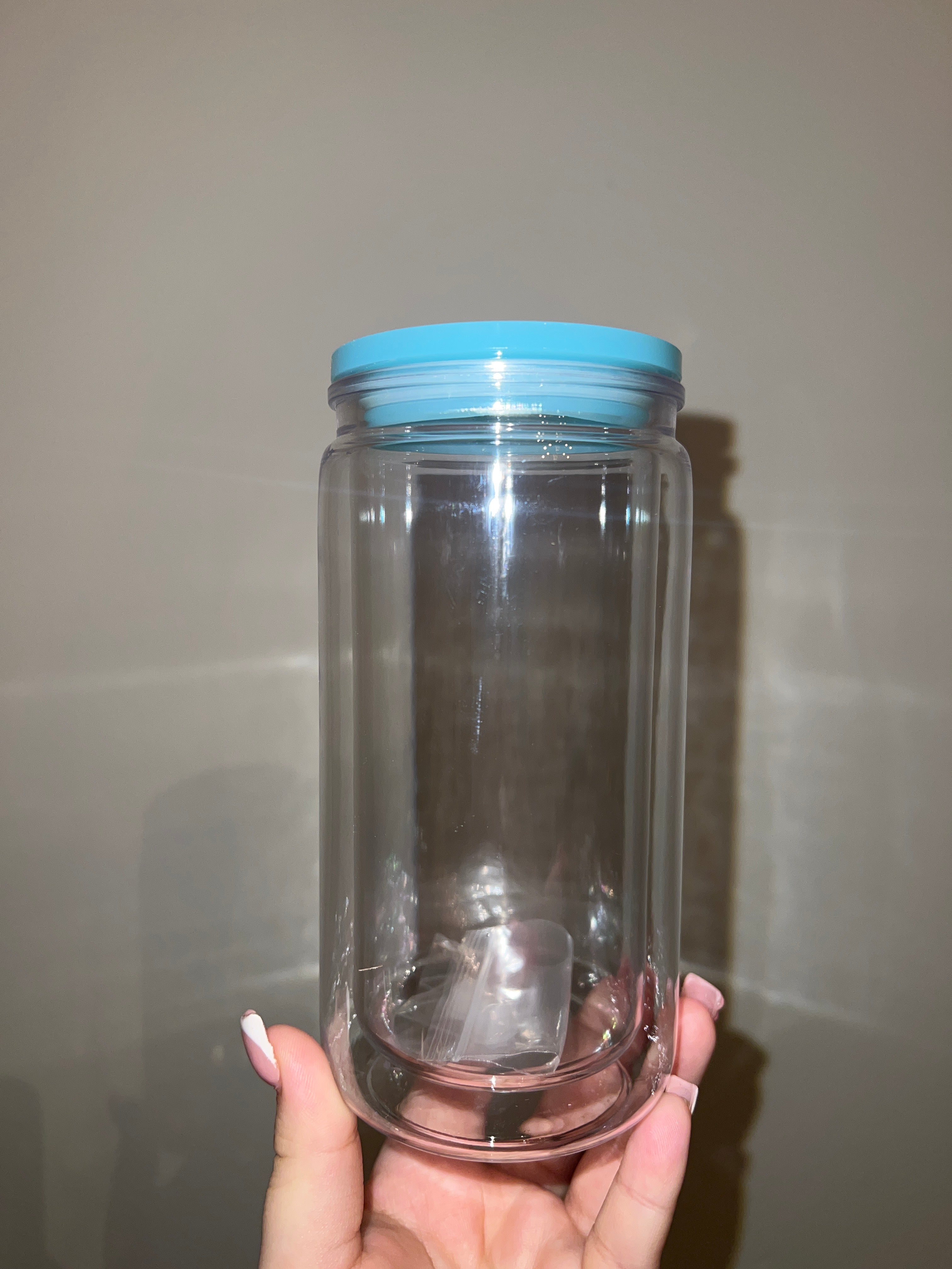 16 Oz. Blue Lid Cup
