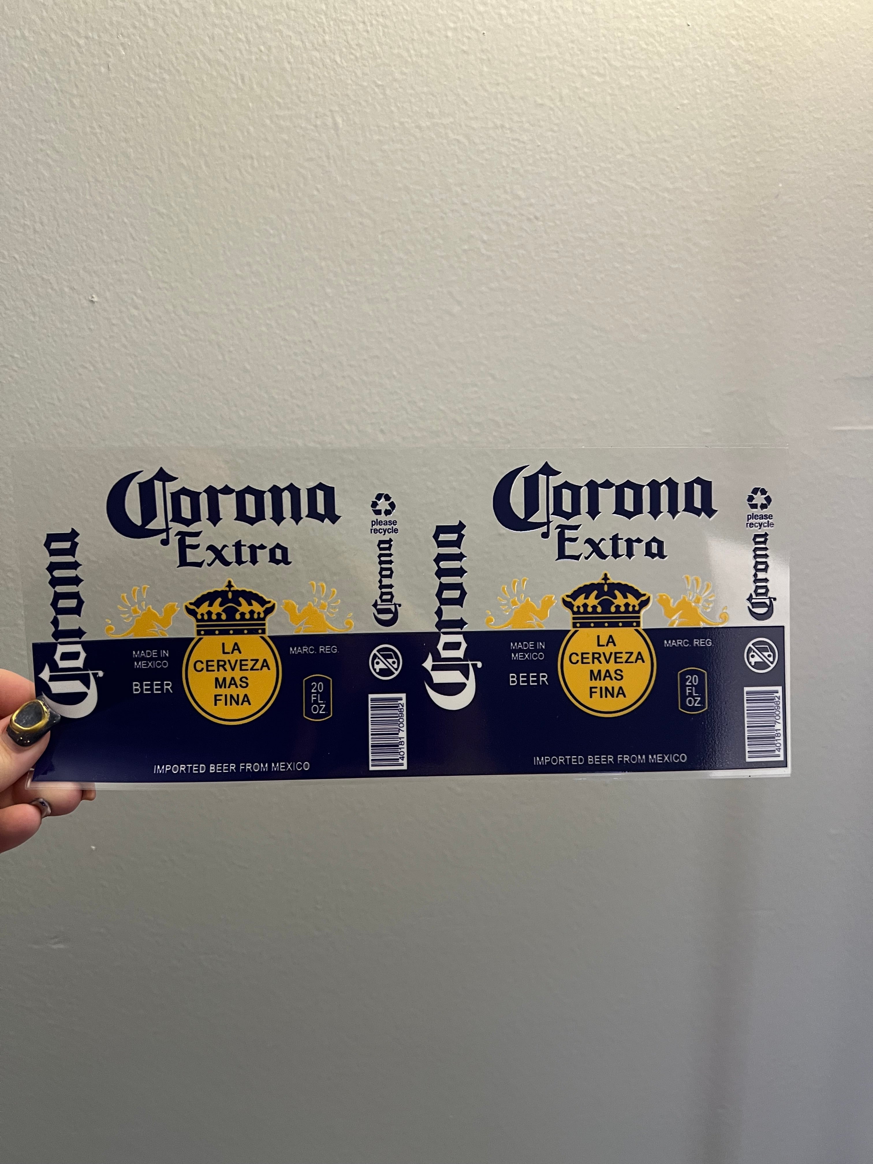 Corona Decal
