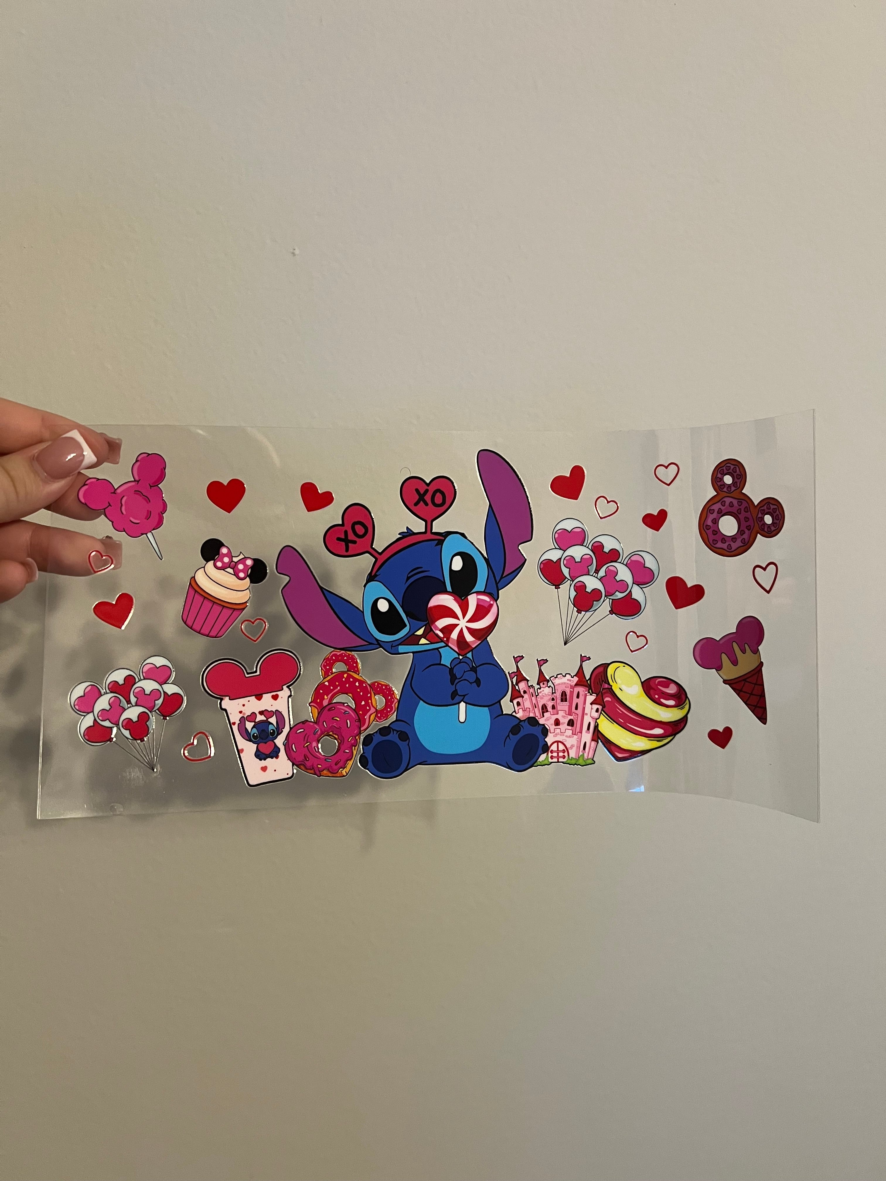 Stitch Valentines Decal