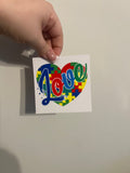 Autism Love Decal