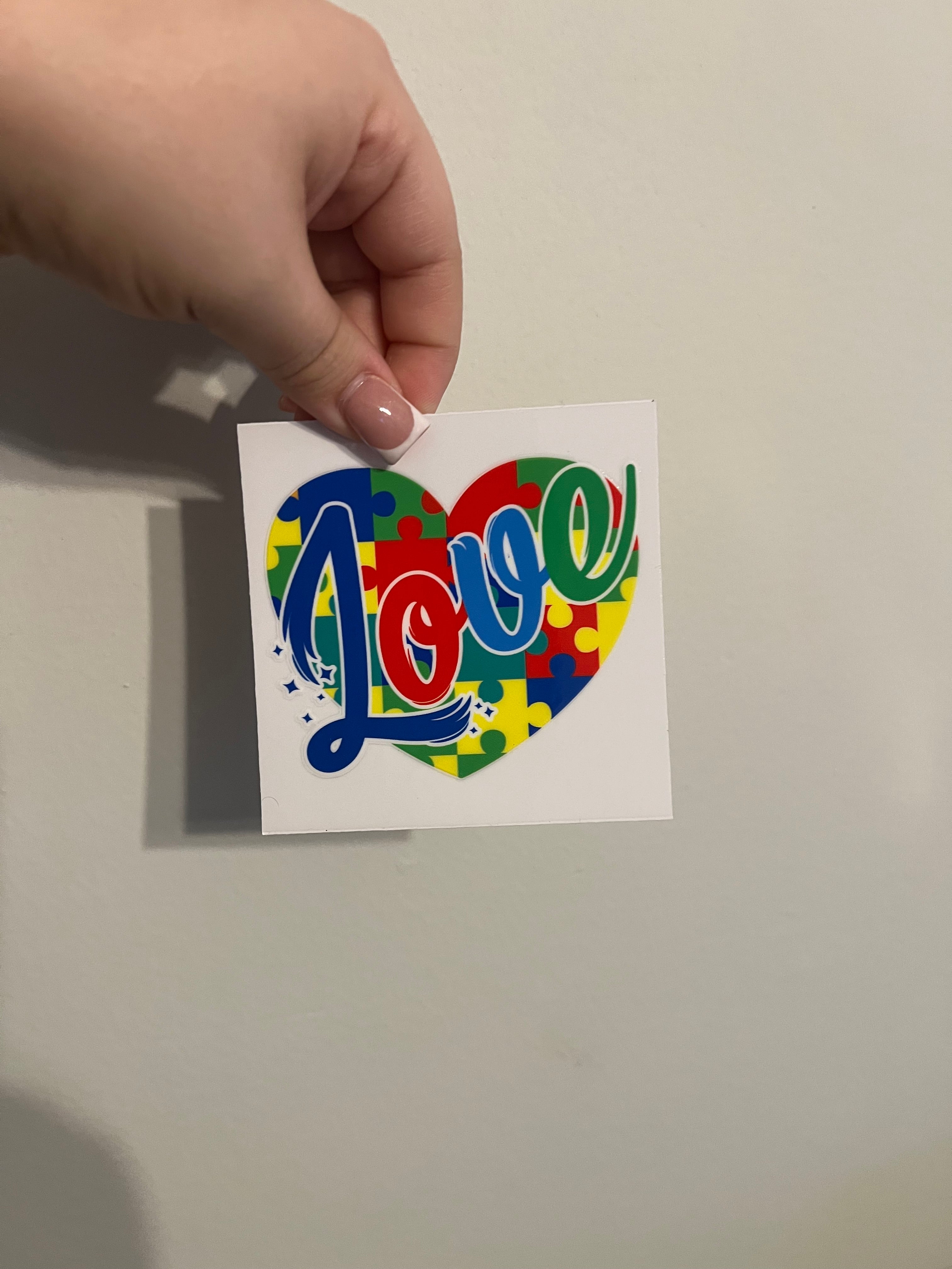 Autism Love Decal