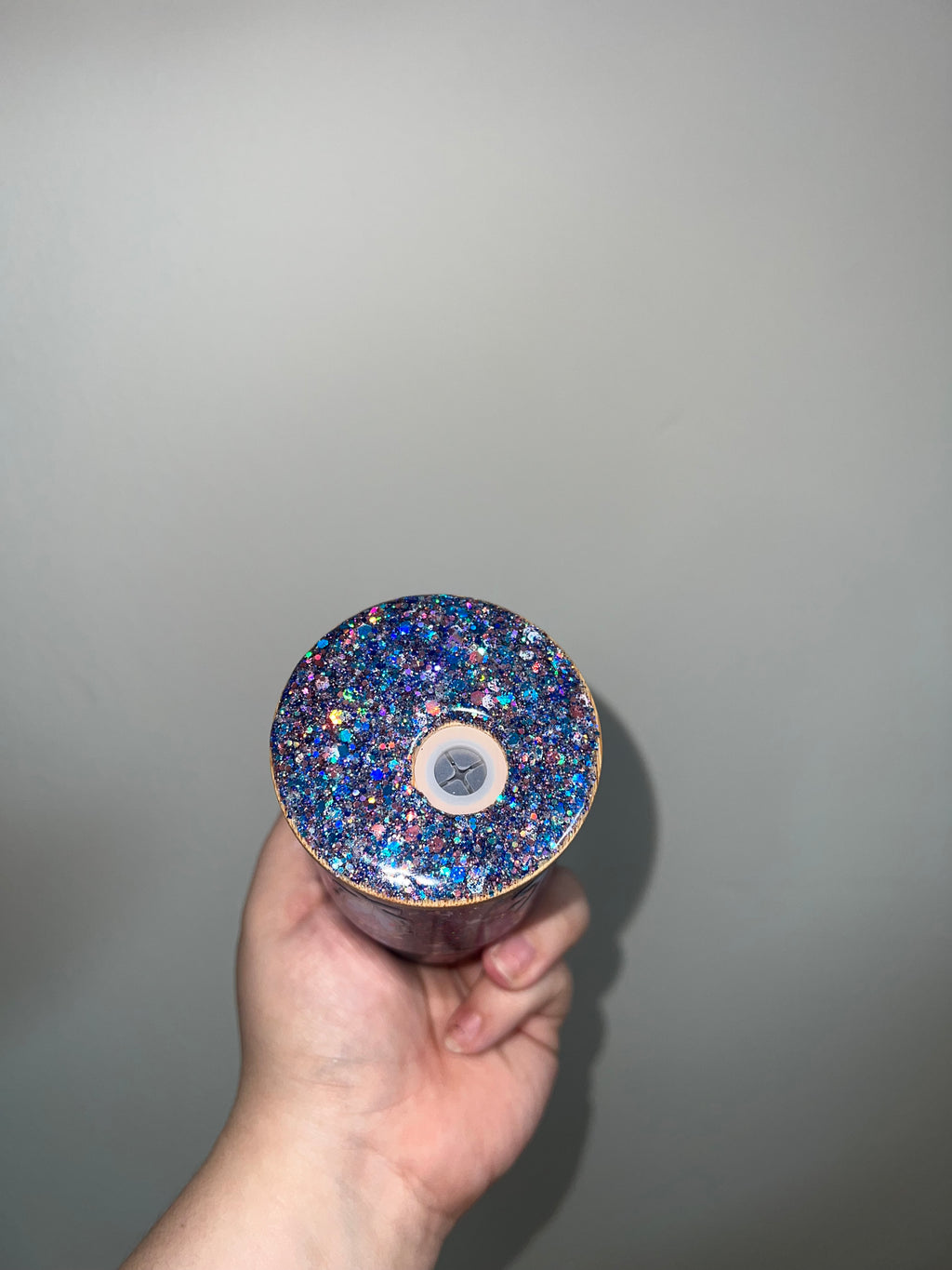 4 oz Enchanted Pre Made Cup with Glitter Lid