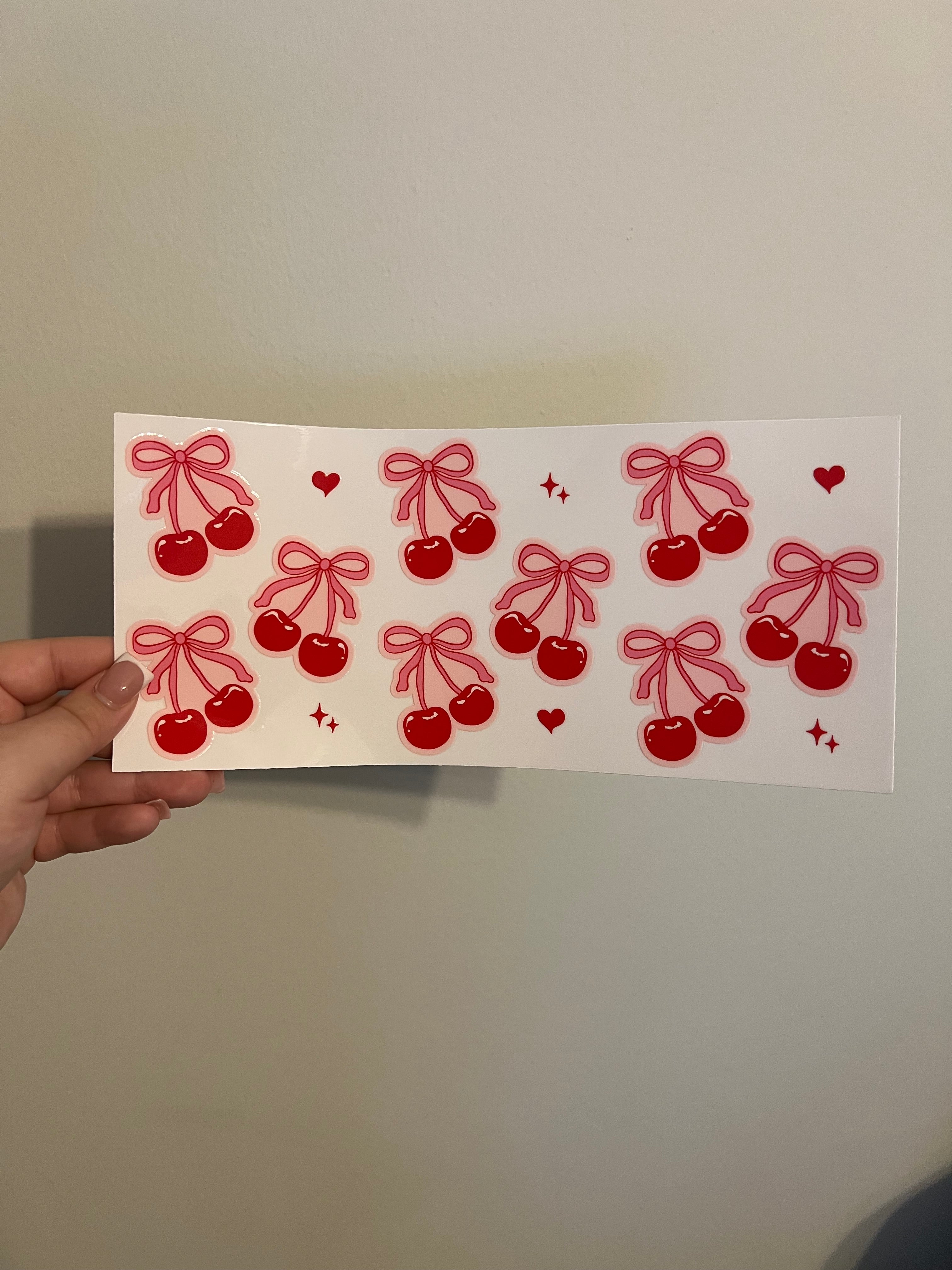 Cherry Bow Decal