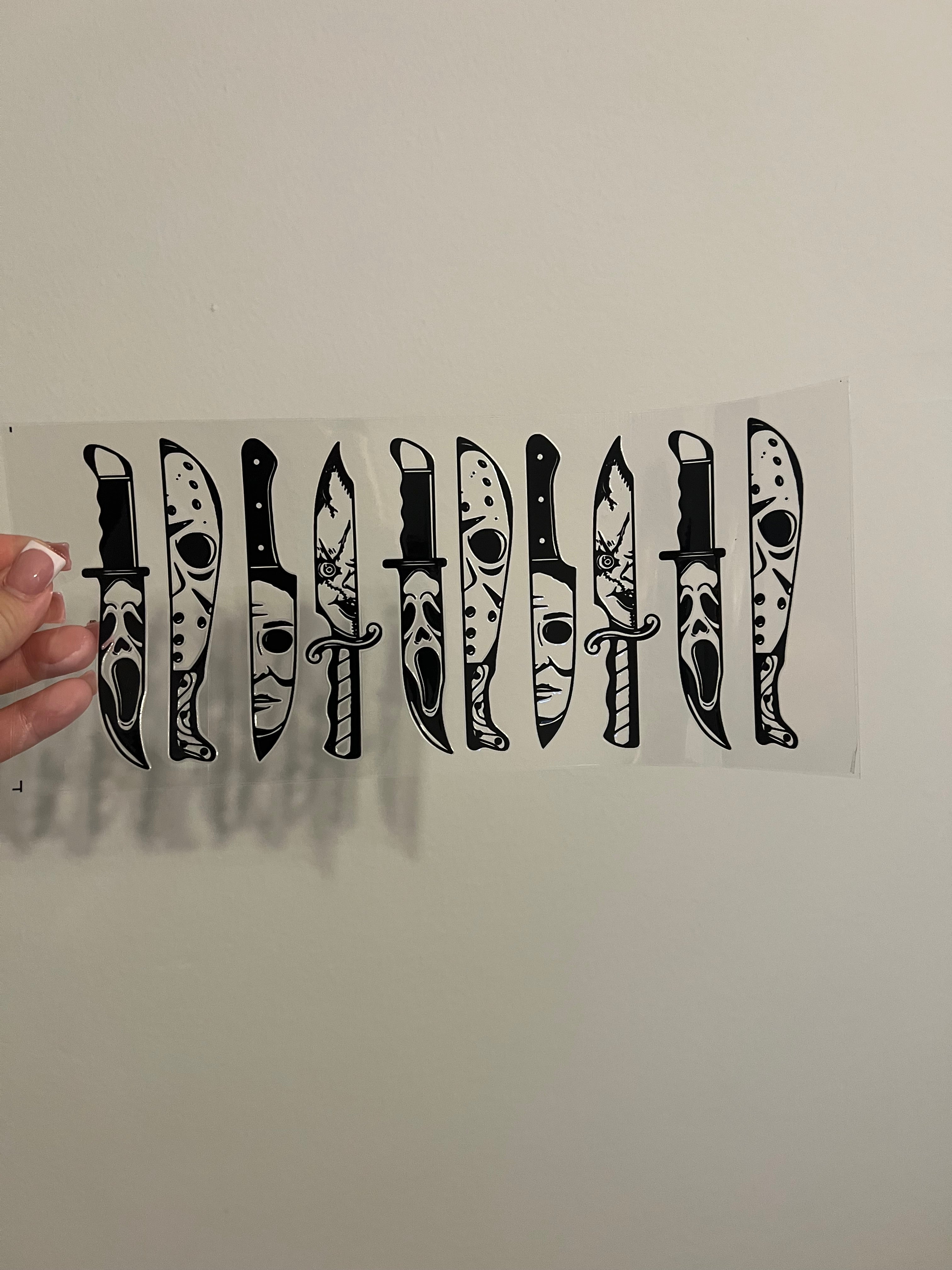 Horror Knives Decal